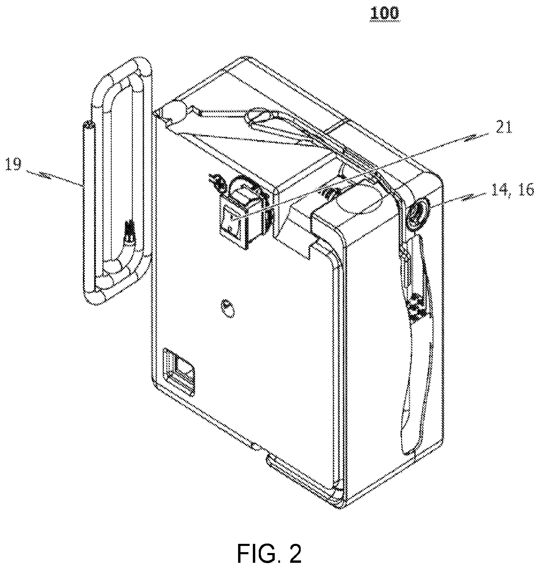 Patent US12612903 Figure 2 – Compressor assembly for an apparatus for inflating and/or repairing inflatable items or products as needed