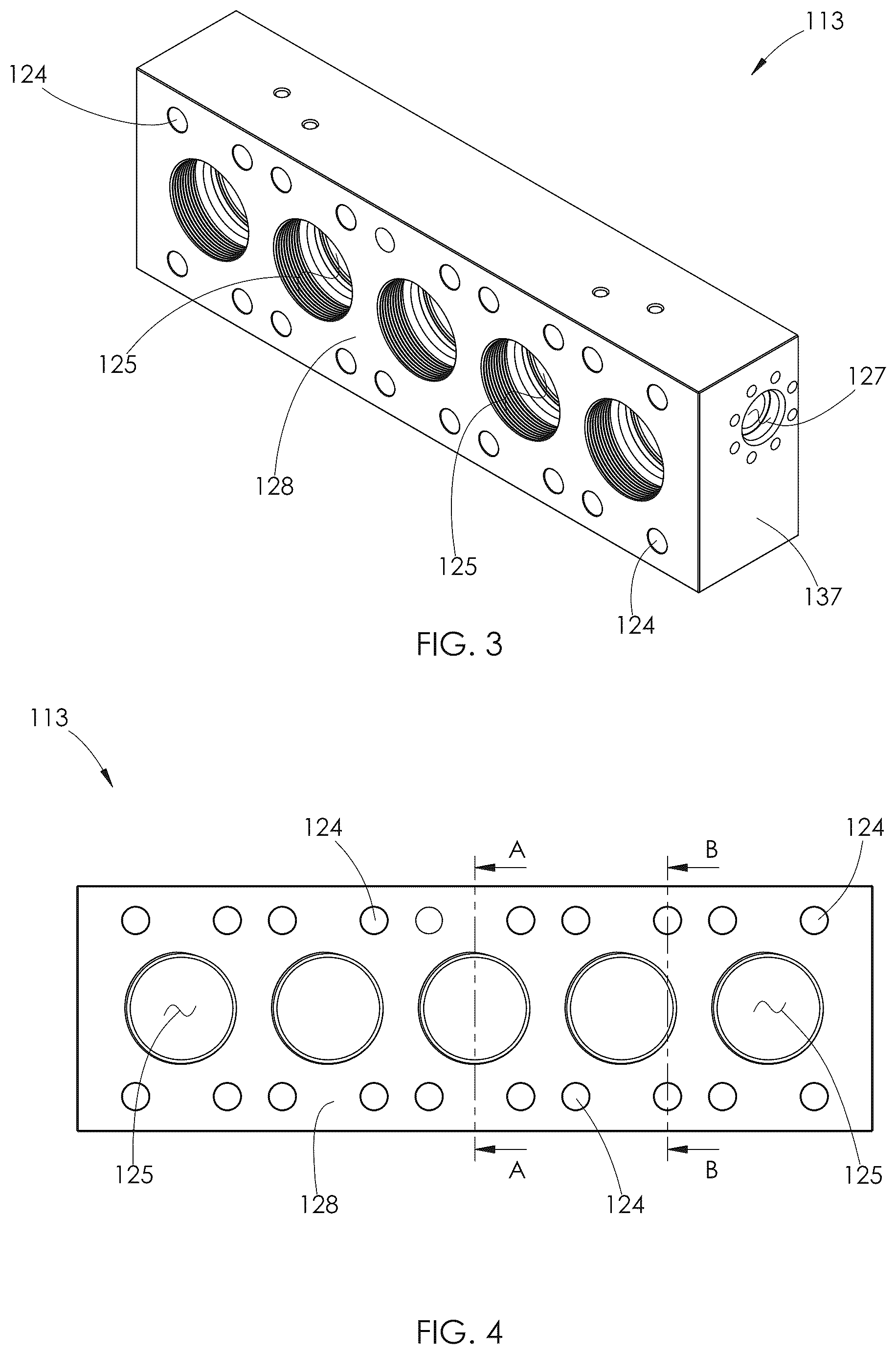 Patent US12612904 Figure 3 – Fracturing pump arrangement using a plunger with an internal fluid passage