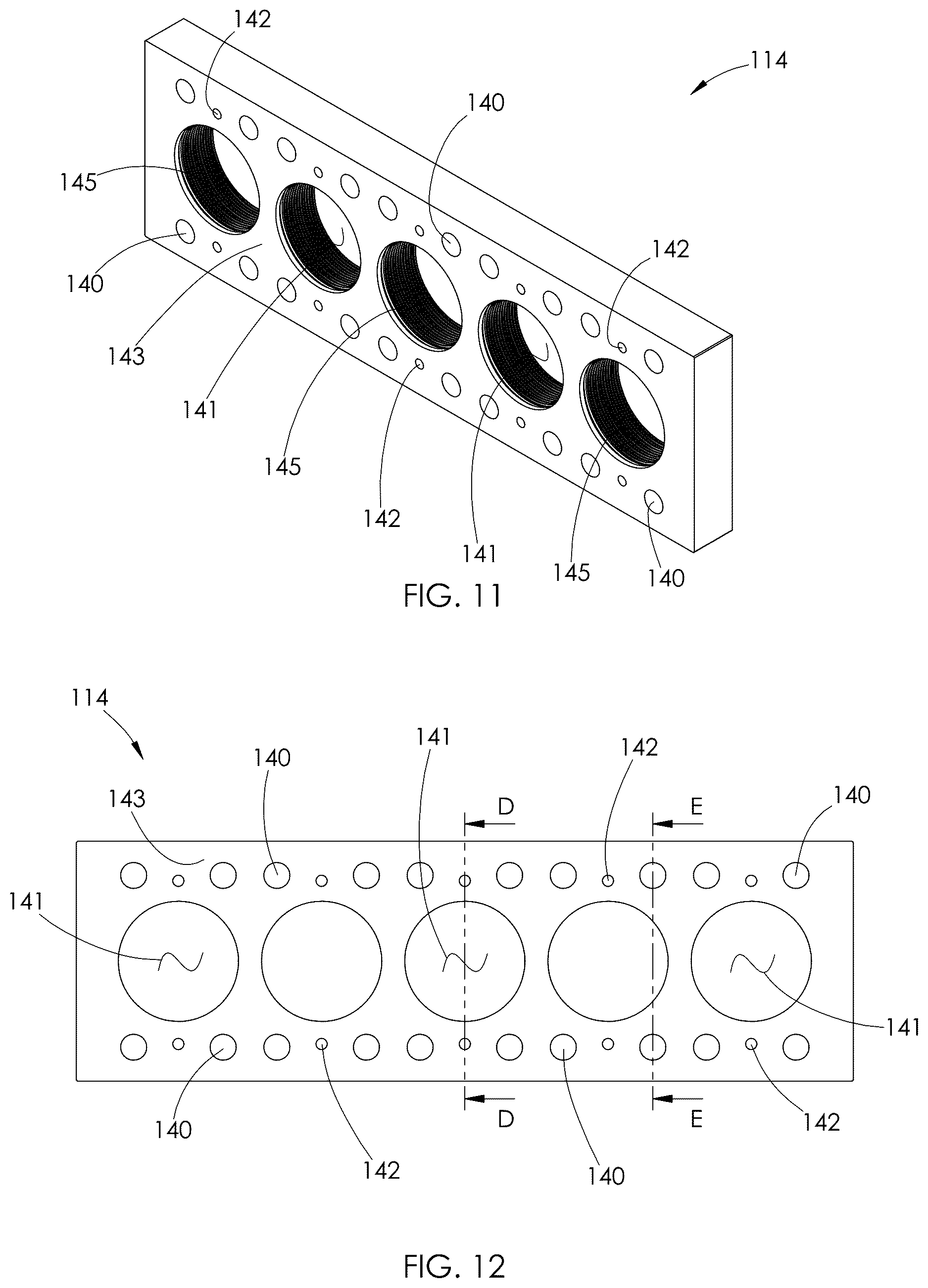 Patent US12612904 Figure 7 – Fracturing pump arrangement using a plunger with an internal fluid passage