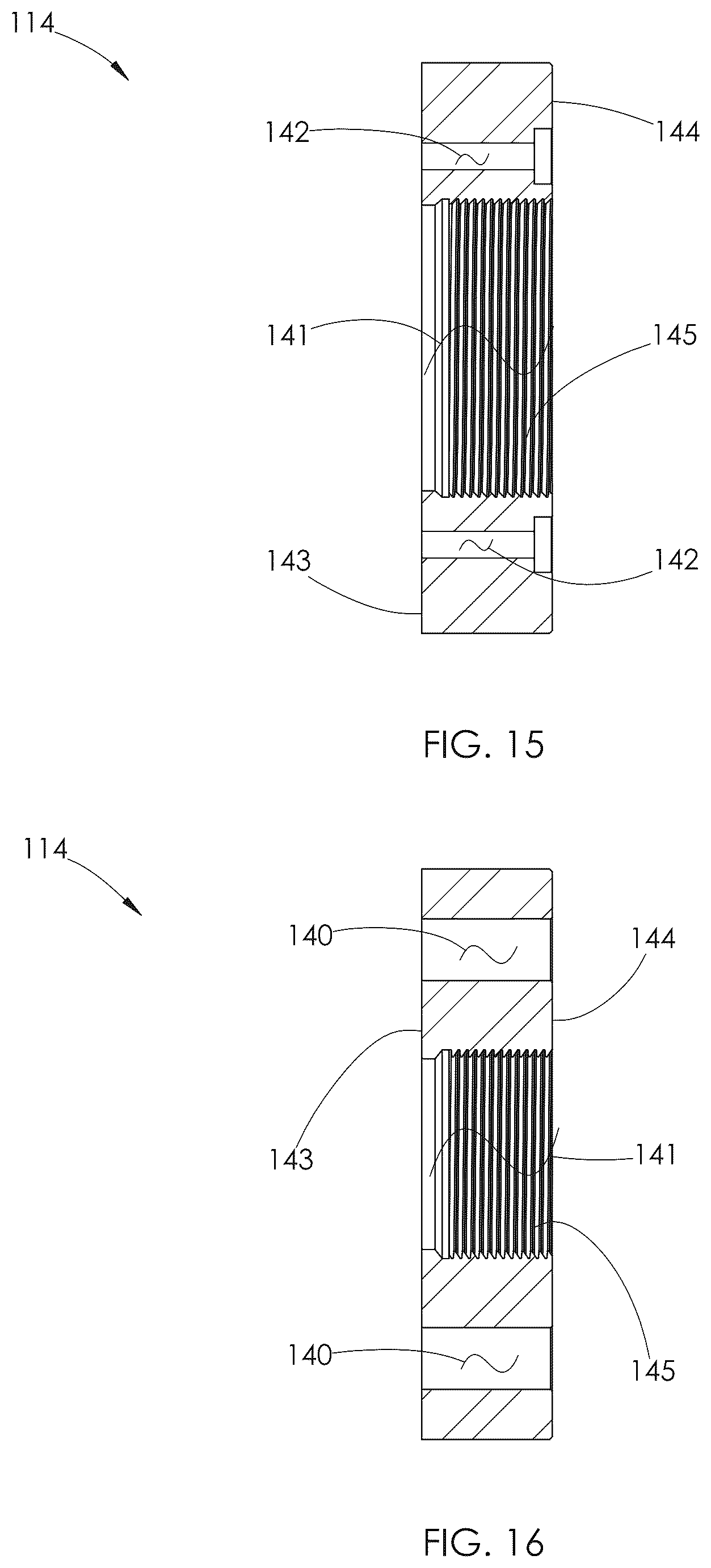 Patent US12612904 Figure 9 – Fracturing pump arrangement using a plunger with an internal fluid passage