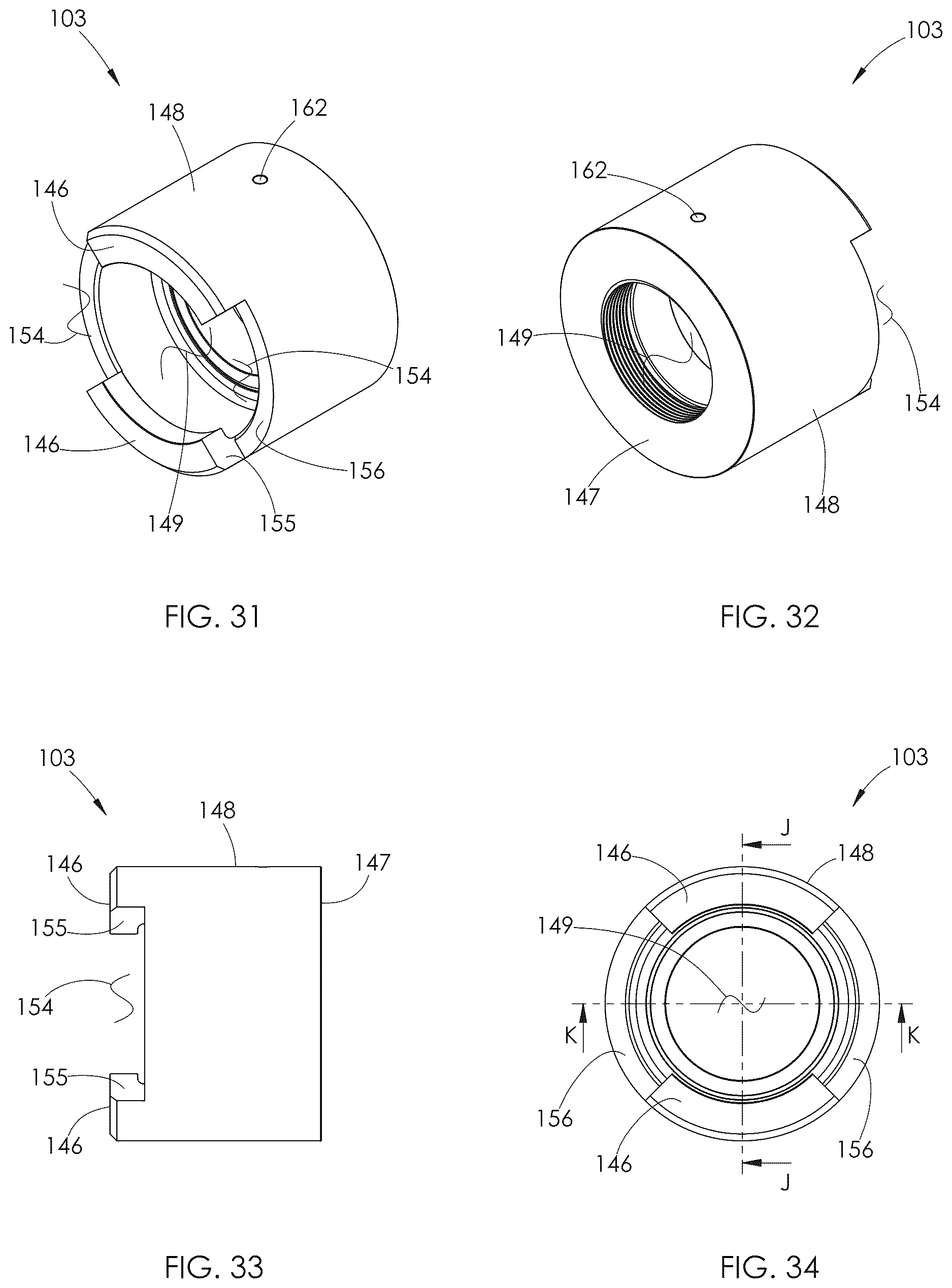 Patent US12612904 Figure 14 – Fracturing pump arrangement using a plunger with an internal fluid passage