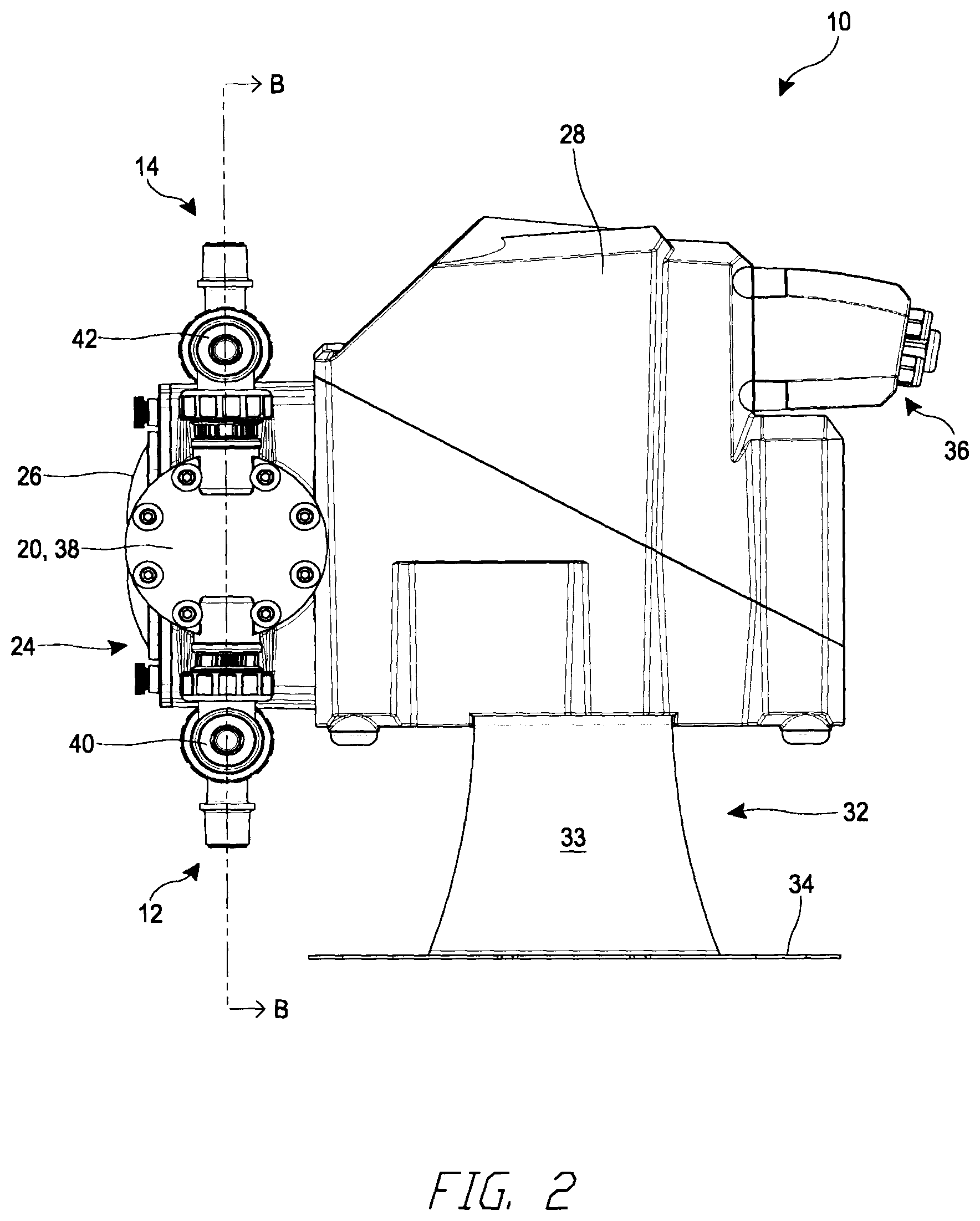 Patent US12612905 Figure 2 – Multiple diaphragm pump