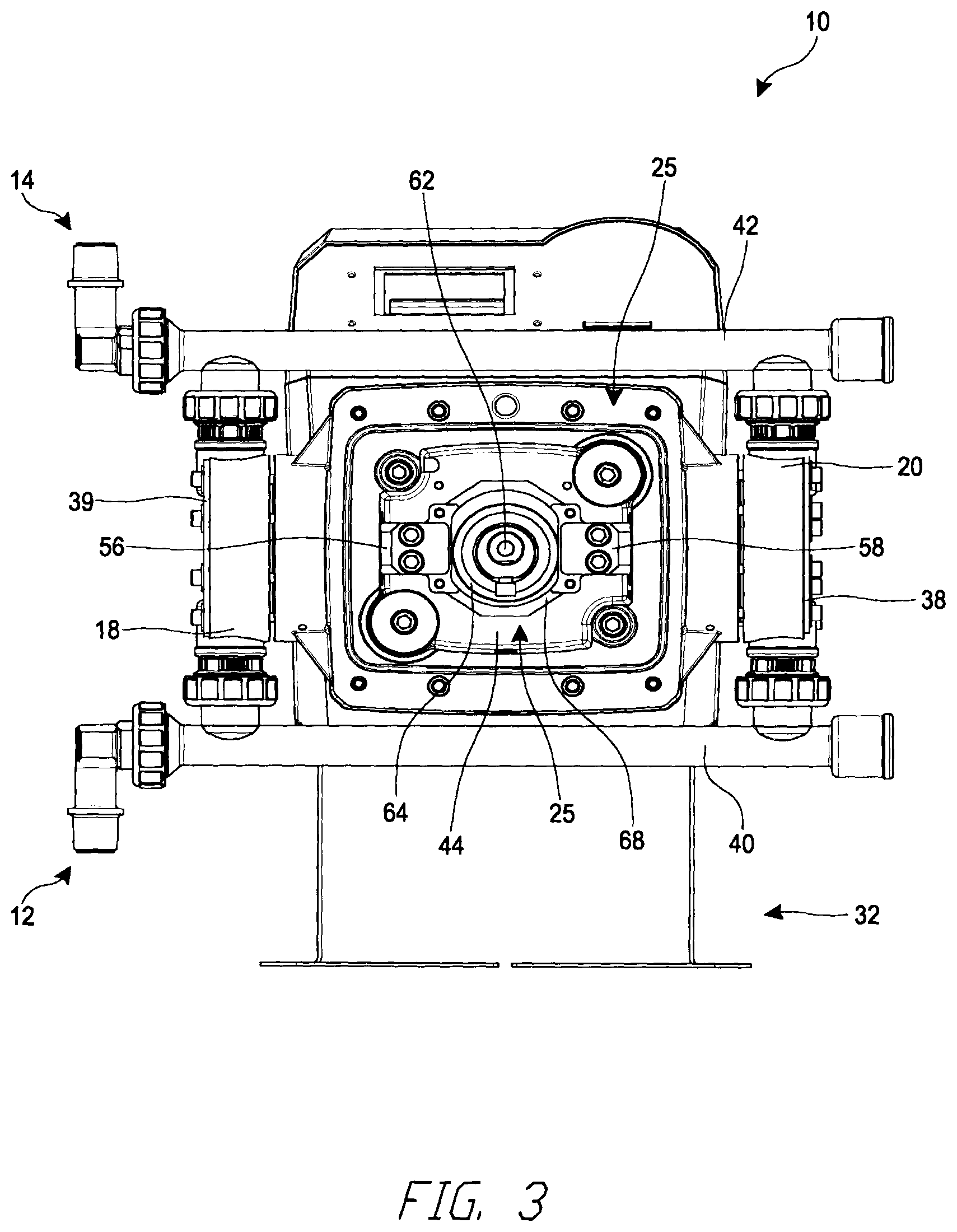 Patent US12612905 Figure 3 – Multiple diaphragm pump