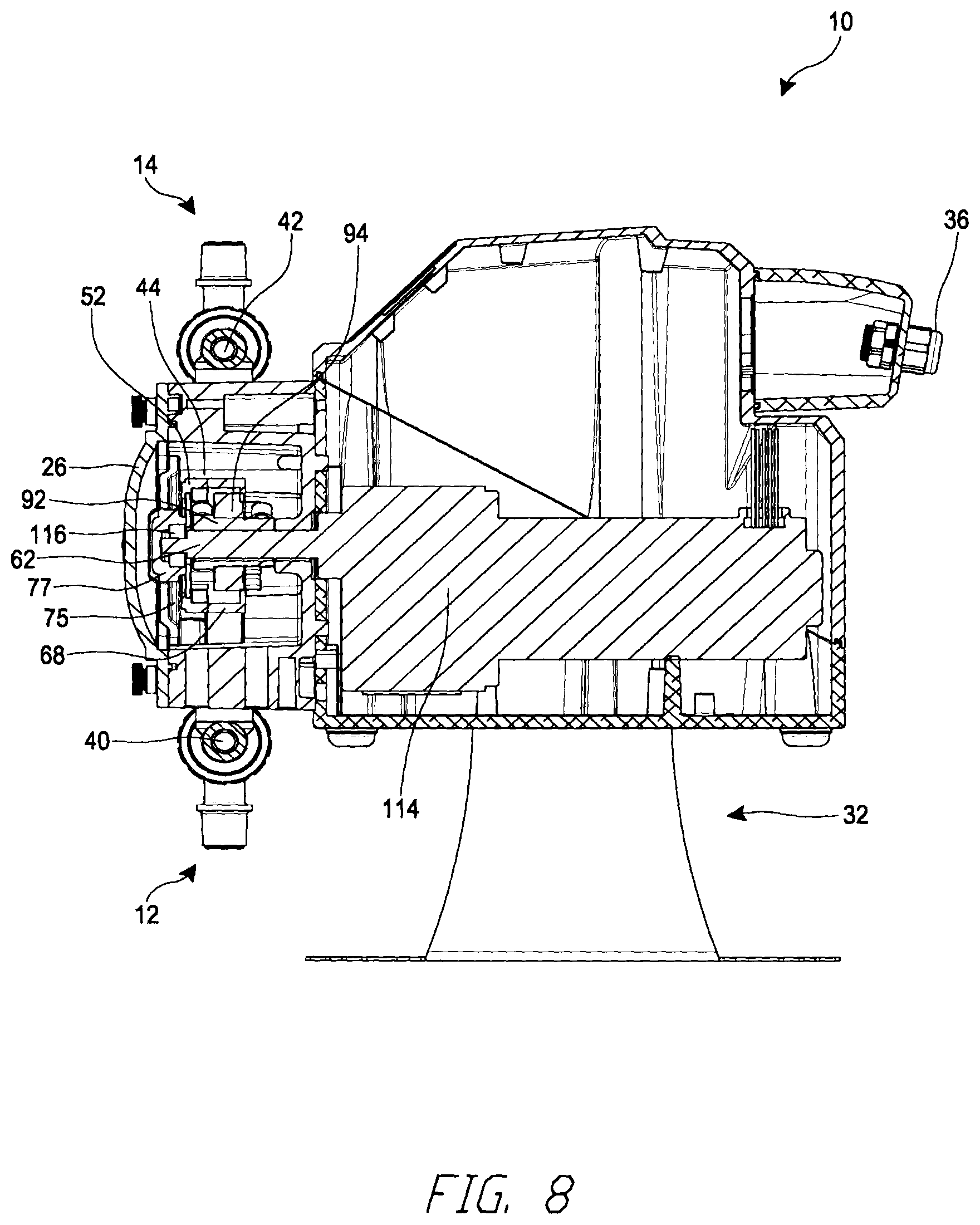 Patent US12612905 Figure 8 – Multiple diaphragm pump