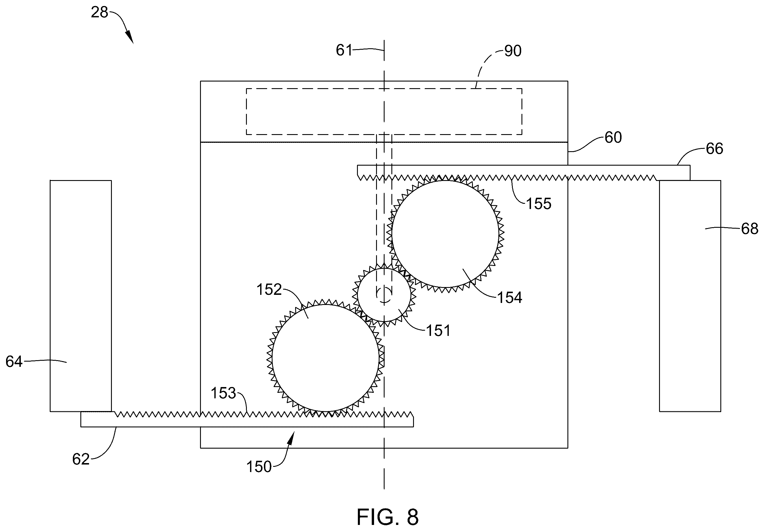 Patent US12612906 Figure 8 – Roller pump for use with a perfusion system and associated methods