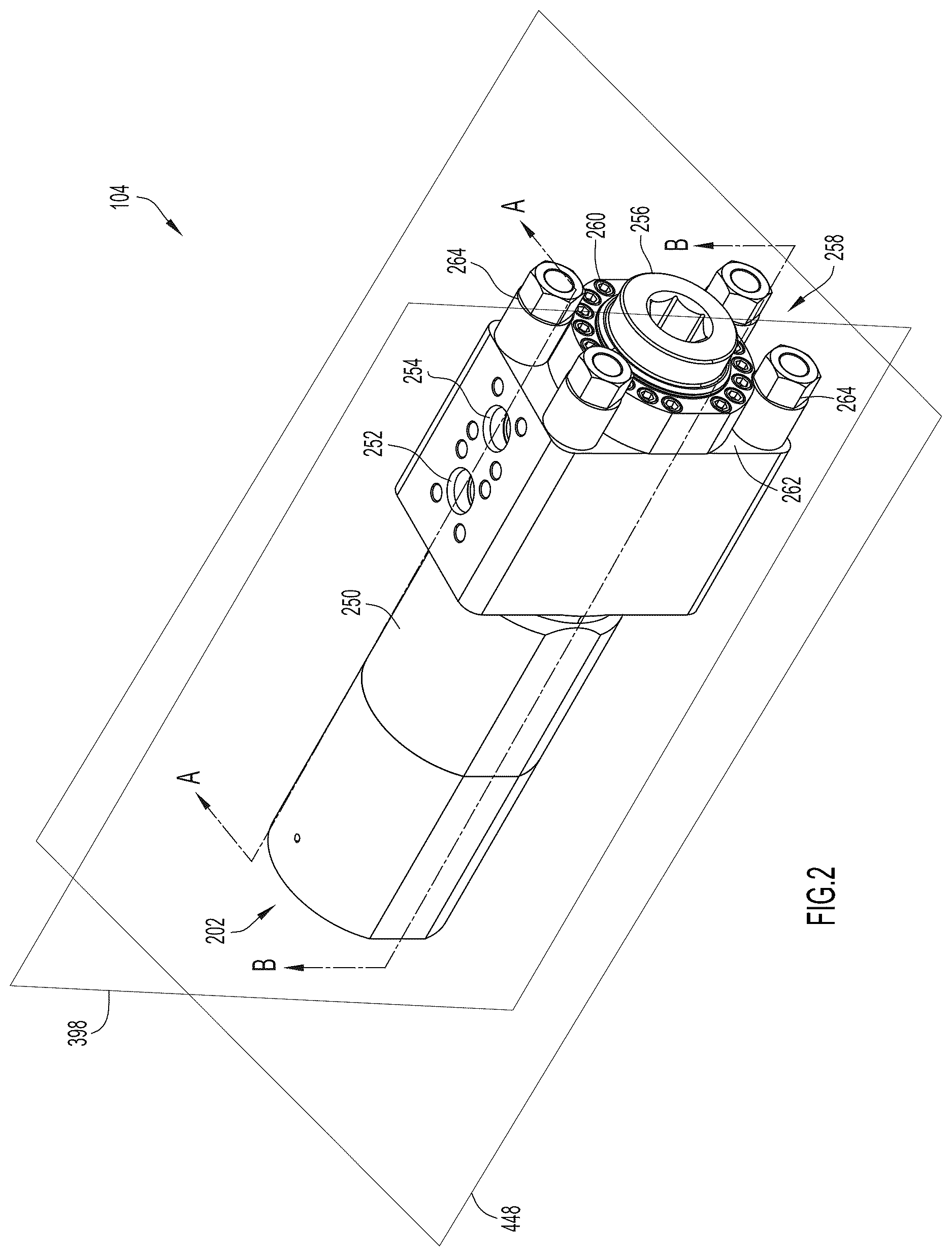 Patent US12612910 Figure 2 – Fluid end with counterflow passages