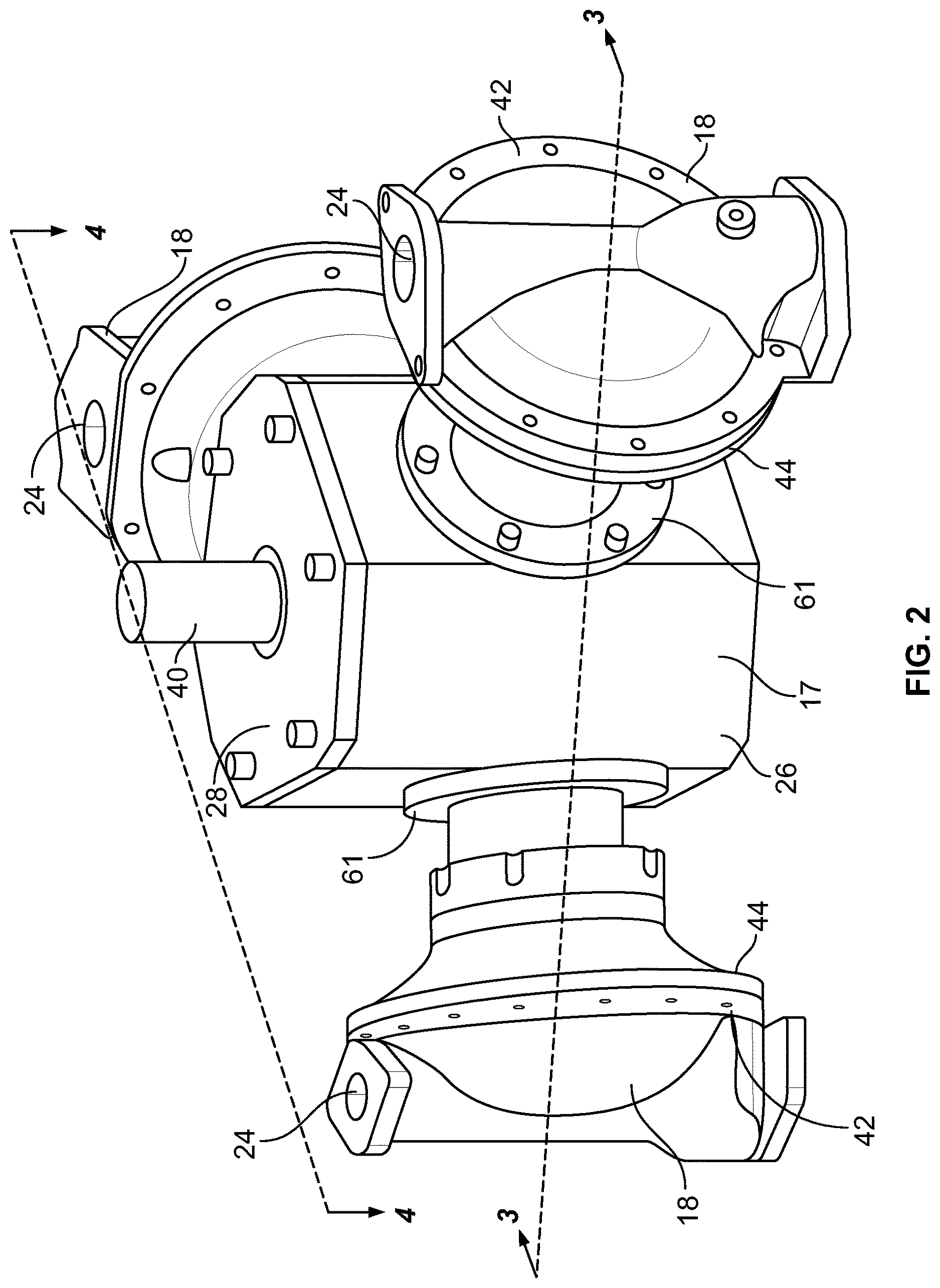 Patent US12612911 Figure 2 – Electric diaphragm pump with offset slider crank