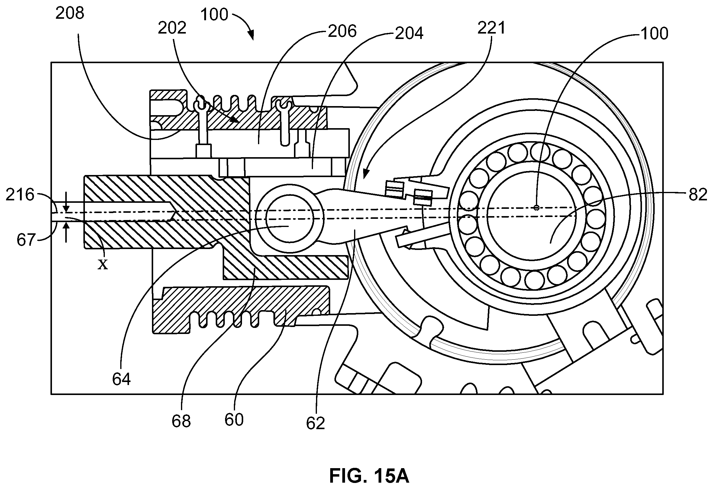 Patent US12612911 Figure 14 – Electric diaphragm pump with offset slider crank