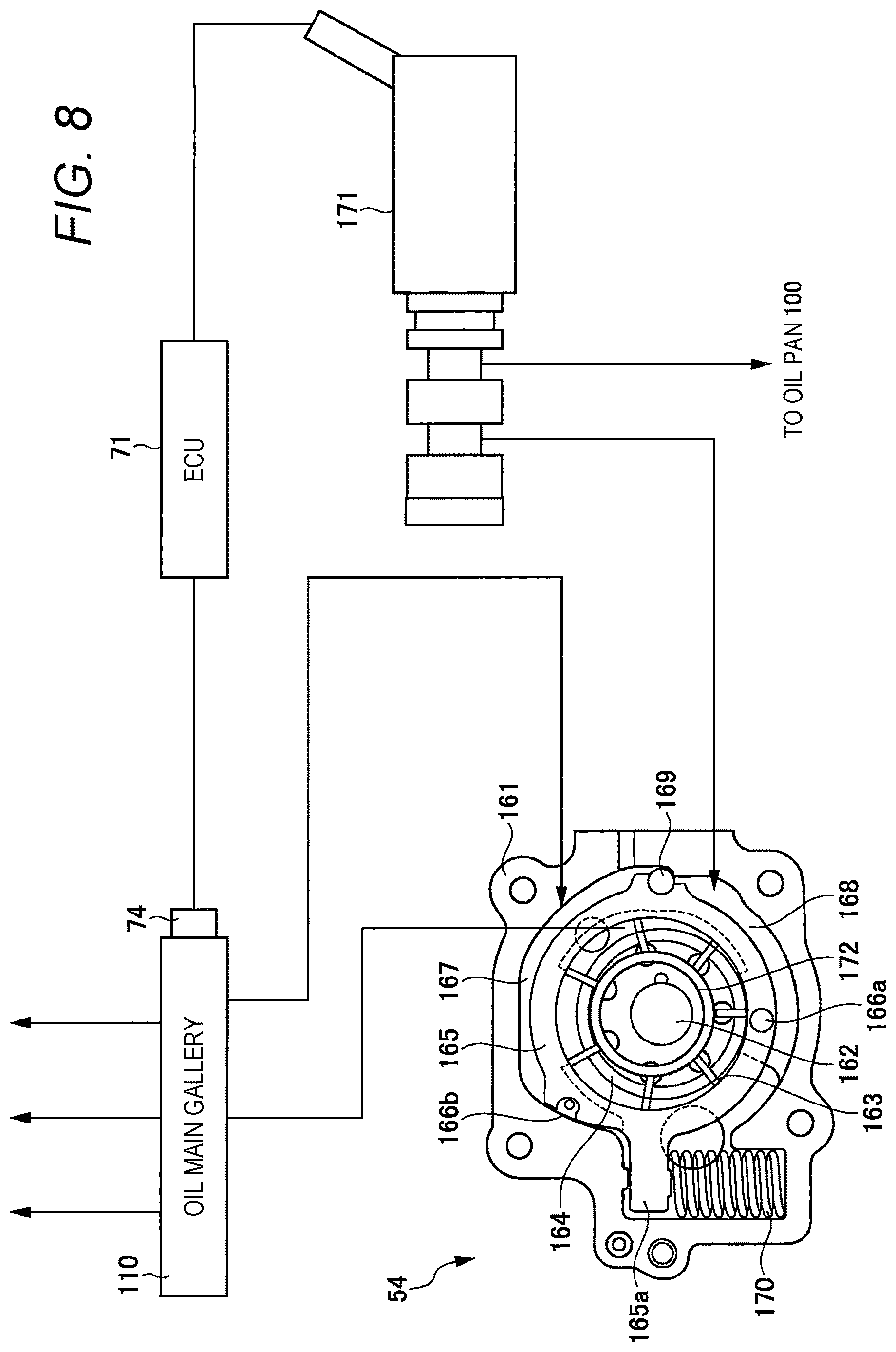 Patent US12612912 Figure 6 – Control device for hydraulic control valve