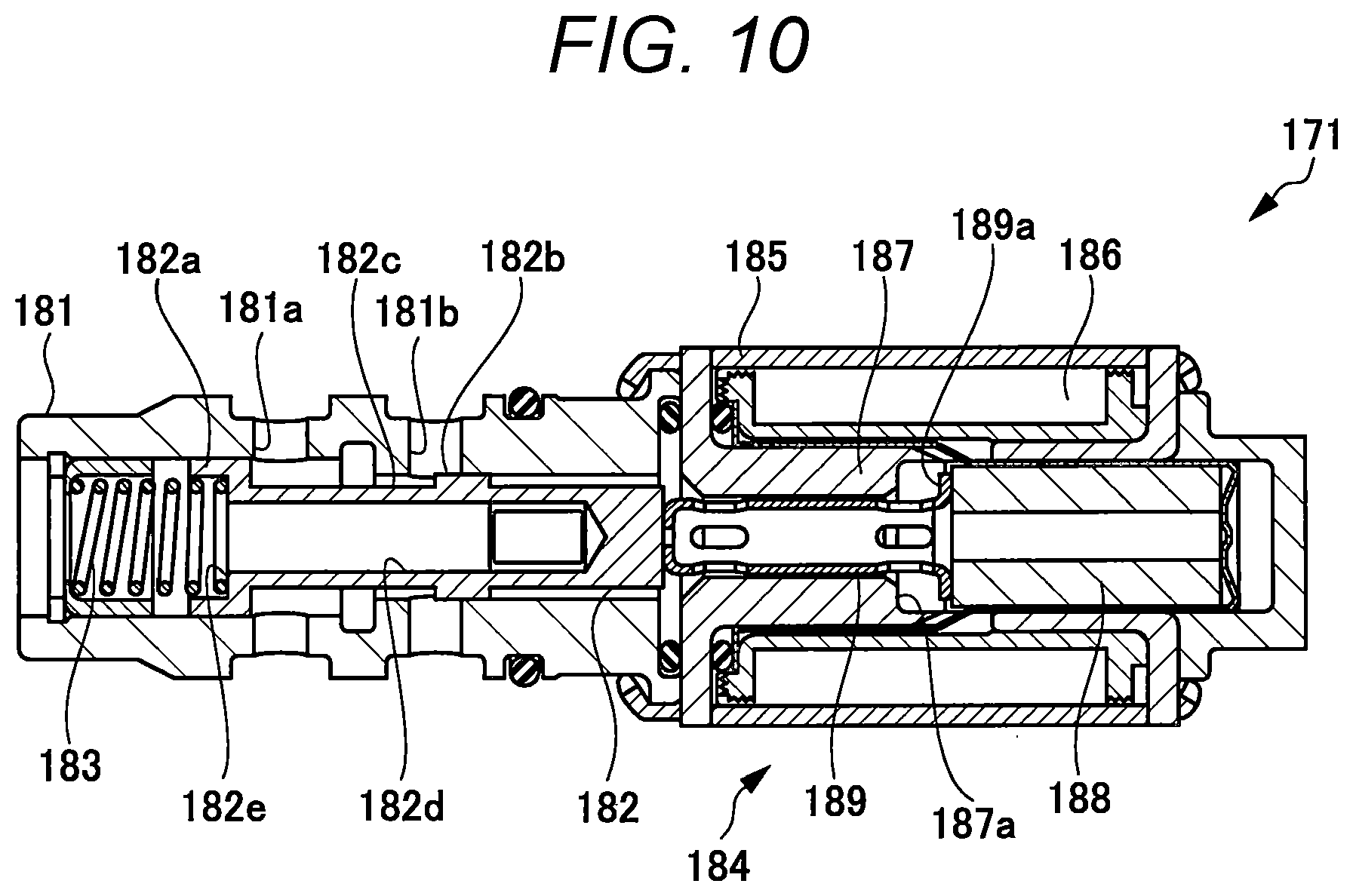 Patent US12612912 Figure 8 – Control device for hydraulic control valve