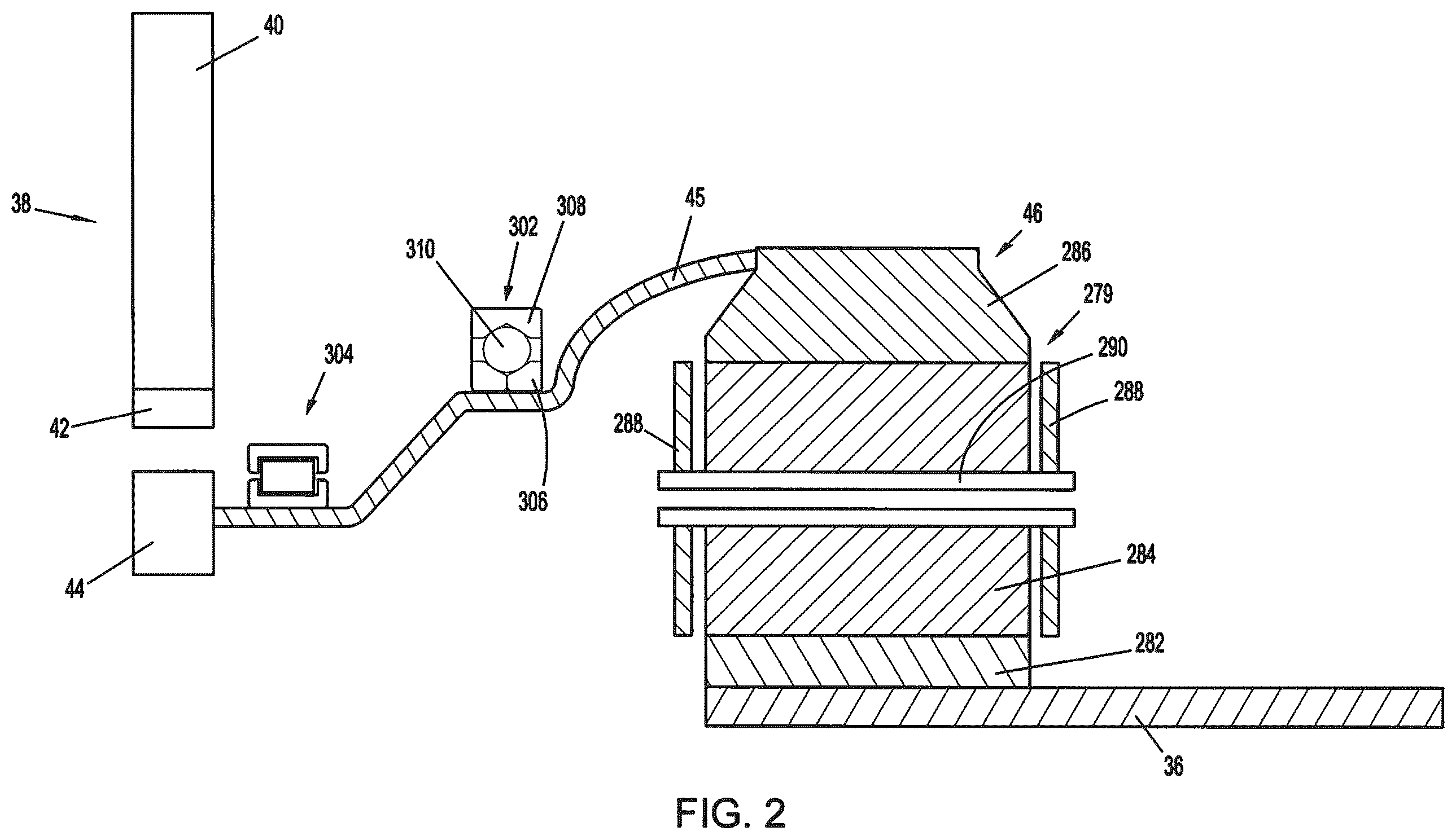 Patent US12612921 Figure 2 – Fan bearing support system for gas turbine engine with power gearbox