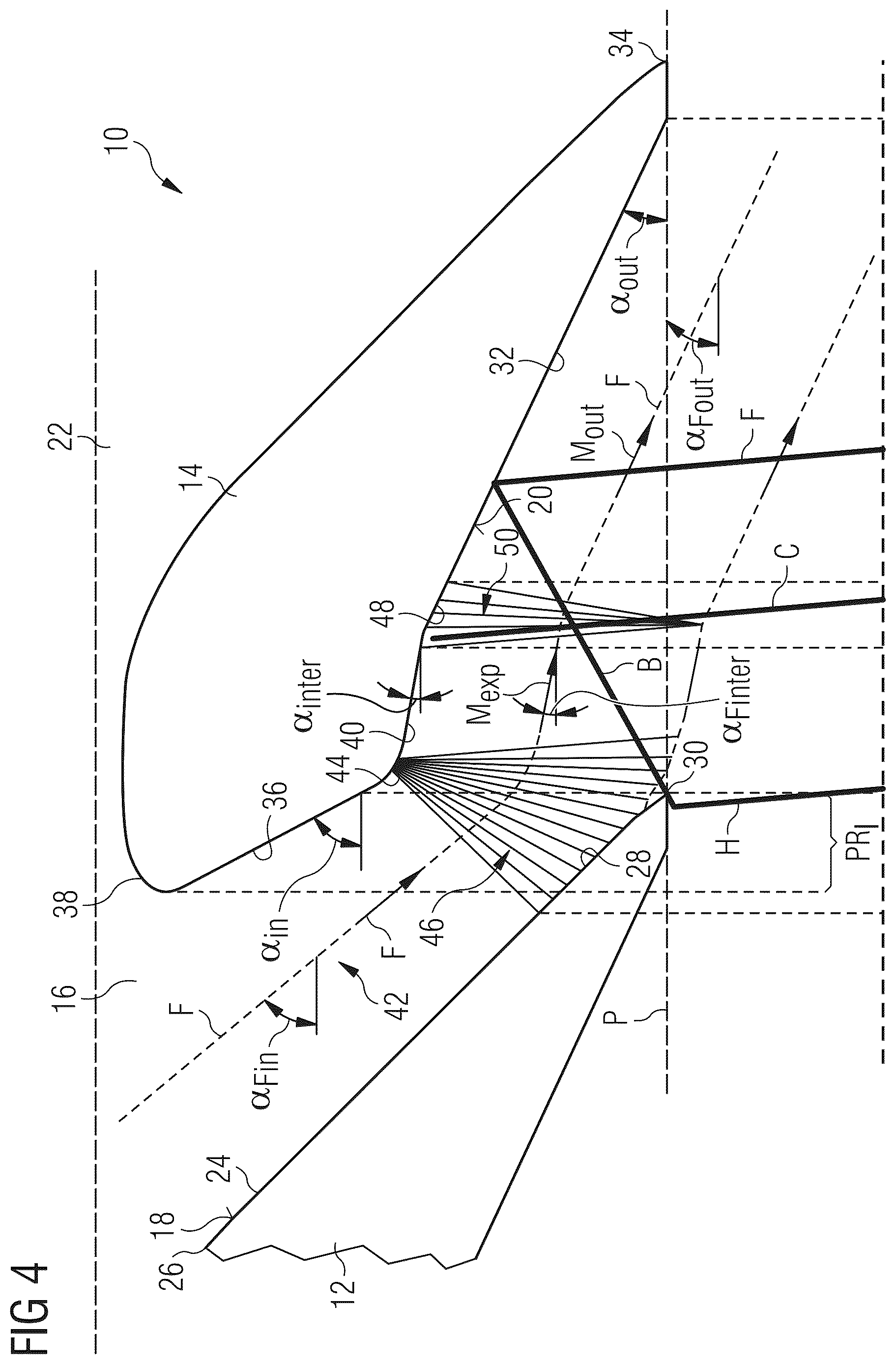 Patent US12612927 Figure 3 – Guide vane arrangement for use in a turbine