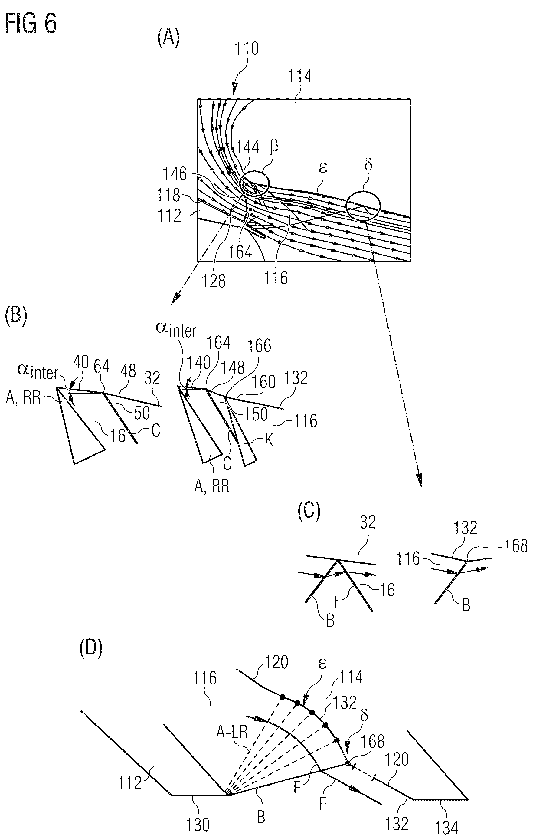 Patent US12612927 Figure 5 – Guide vane arrangement for use in a turbine