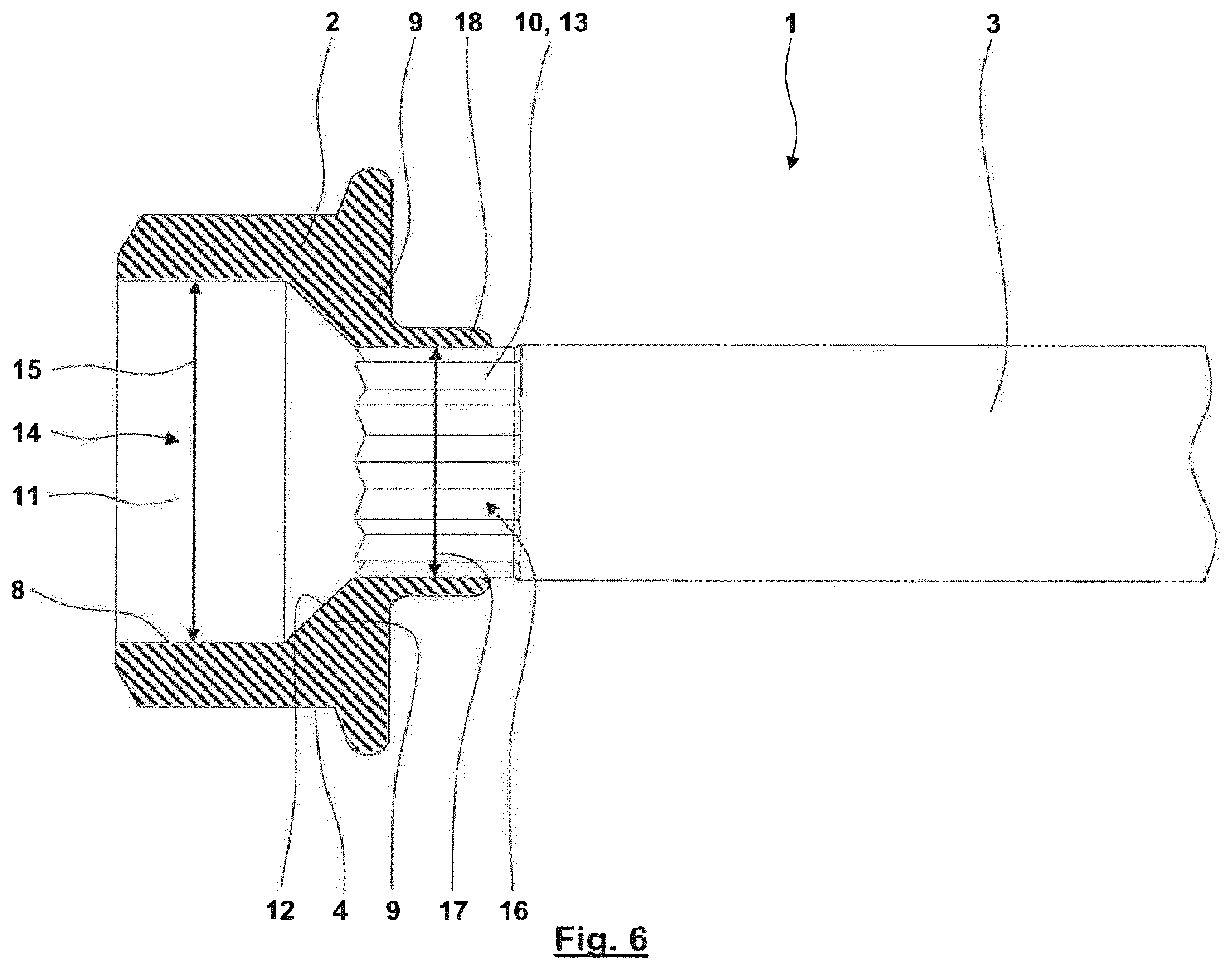Patent US12612936 Figure 6 – Two-piece high-strength screw