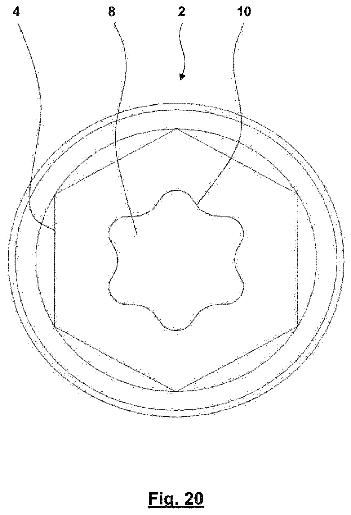 Patent US12612936 Figure 16 – Two-piece high-strength screw