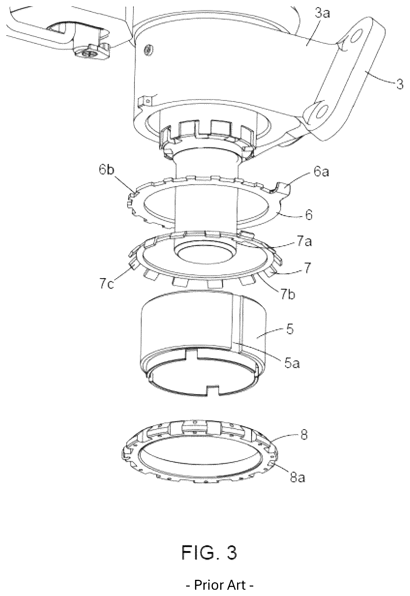 Patent US12612937 Figure 2 – Actuator lock nut assembly