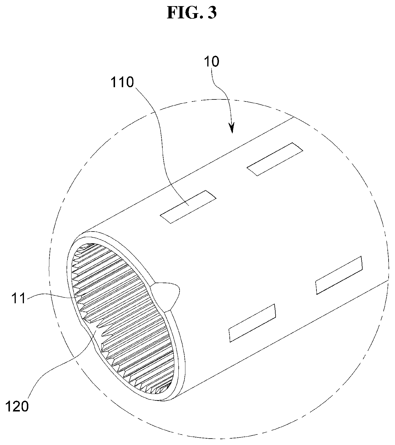 Patent US12612938 Figure 3 – Intermediate shaft