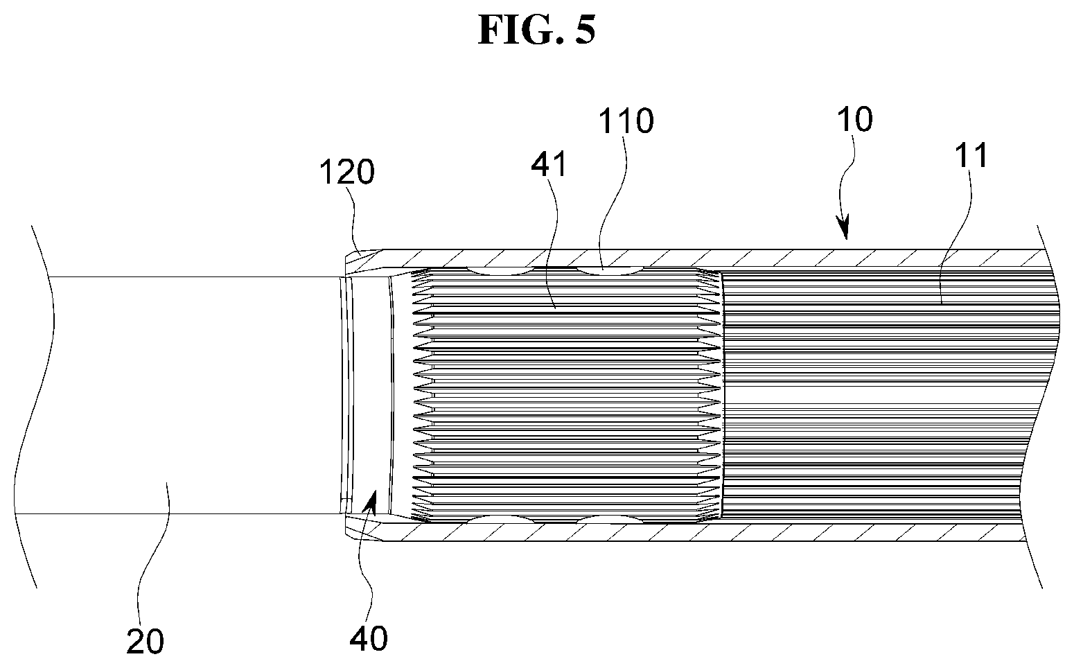 Patent US12612938 Figure 5 – Intermediate shaft