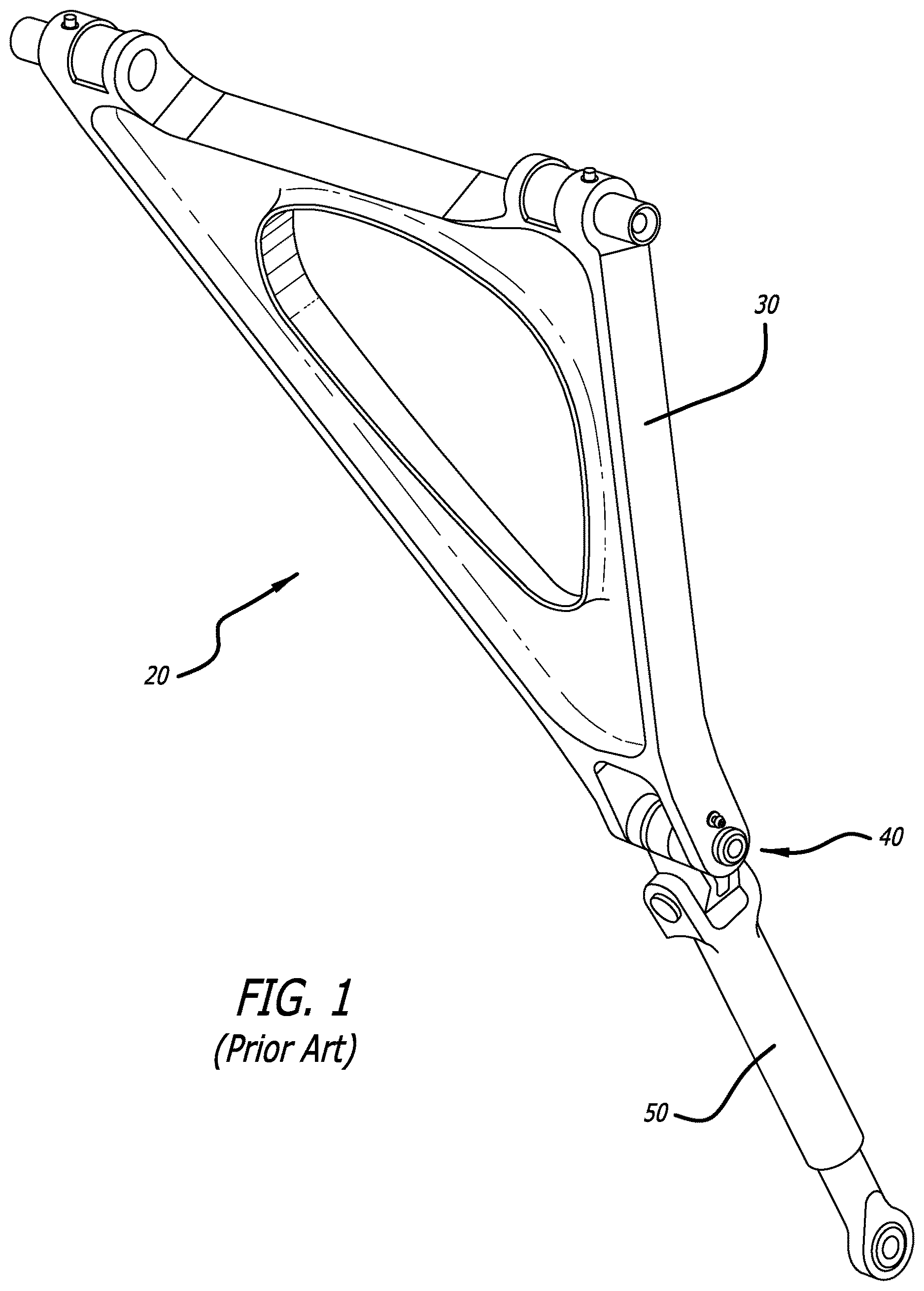 Patent US12612941 Figure 1 – Field serviceable landing gear bushing