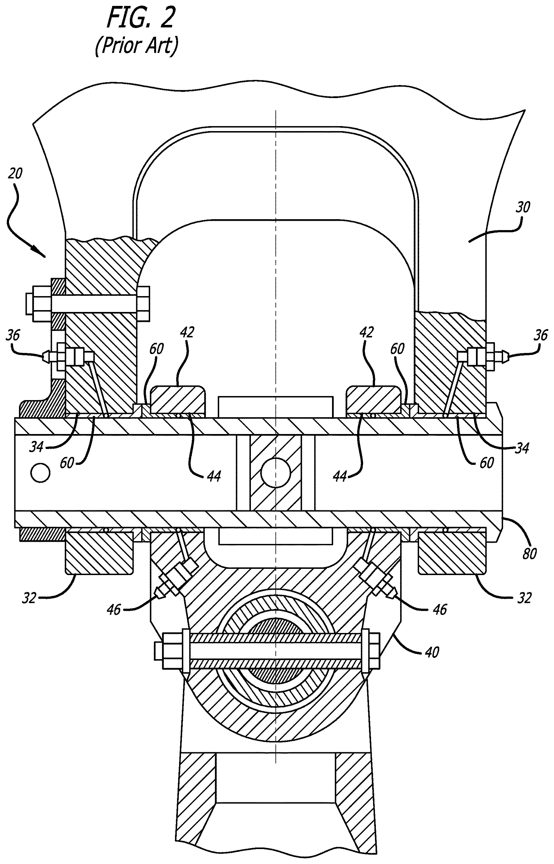 Patent US12612941 Figure 2 – Field serviceable landing gear bushing