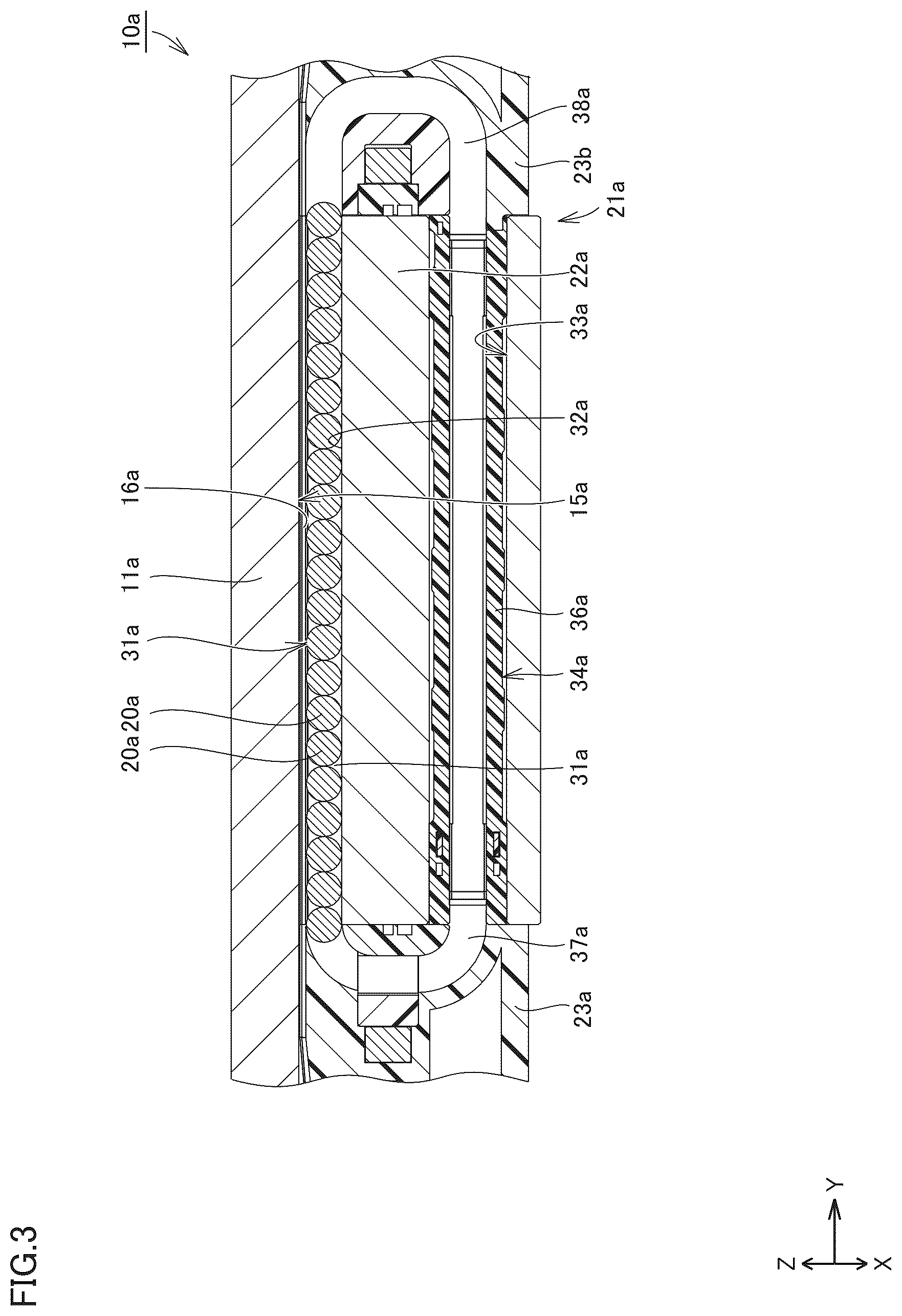 Patent US12612943 Figure 3 – Linear motion guide unit
