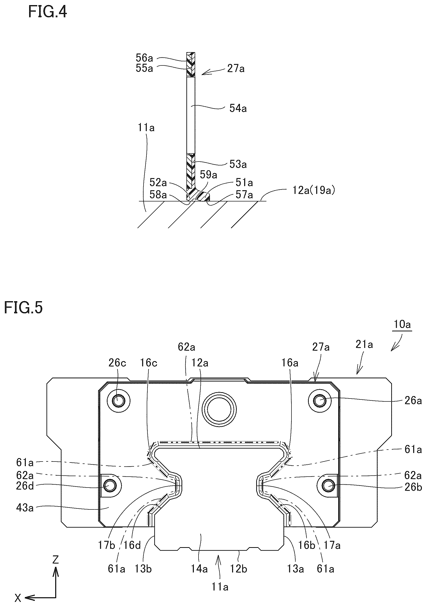 Patent US12612943 Figure 4 – Linear motion guide unit