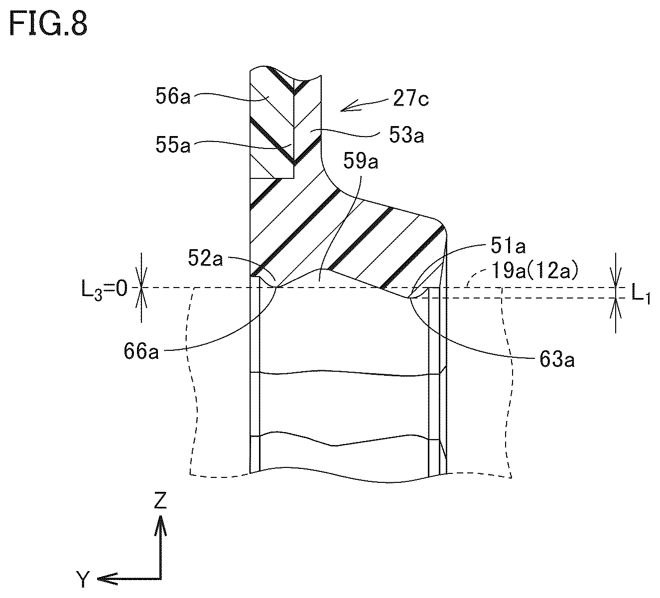 Patent US12612943 Figure 6 – Linear motion guide unit