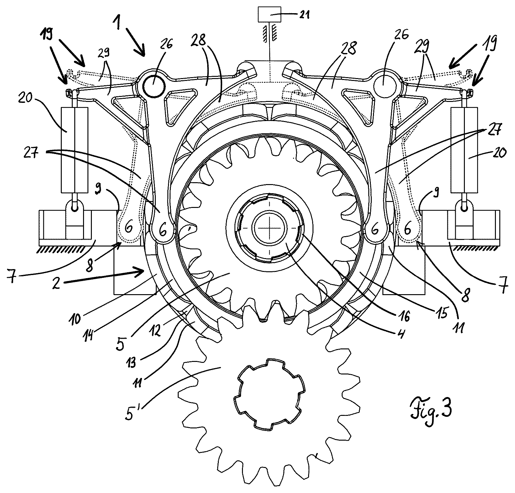 Patent US12612947 Figure 3 – Clutch device