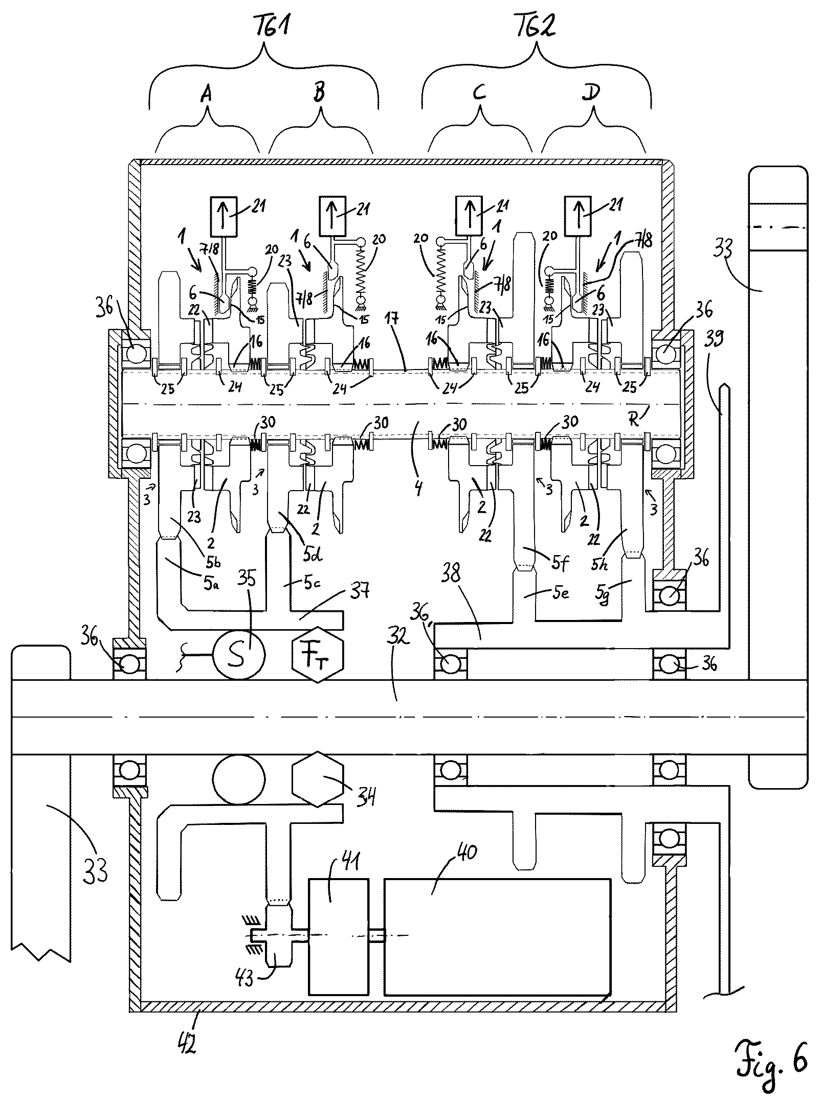 Patent US12612947 Figure 6 – Clutch device