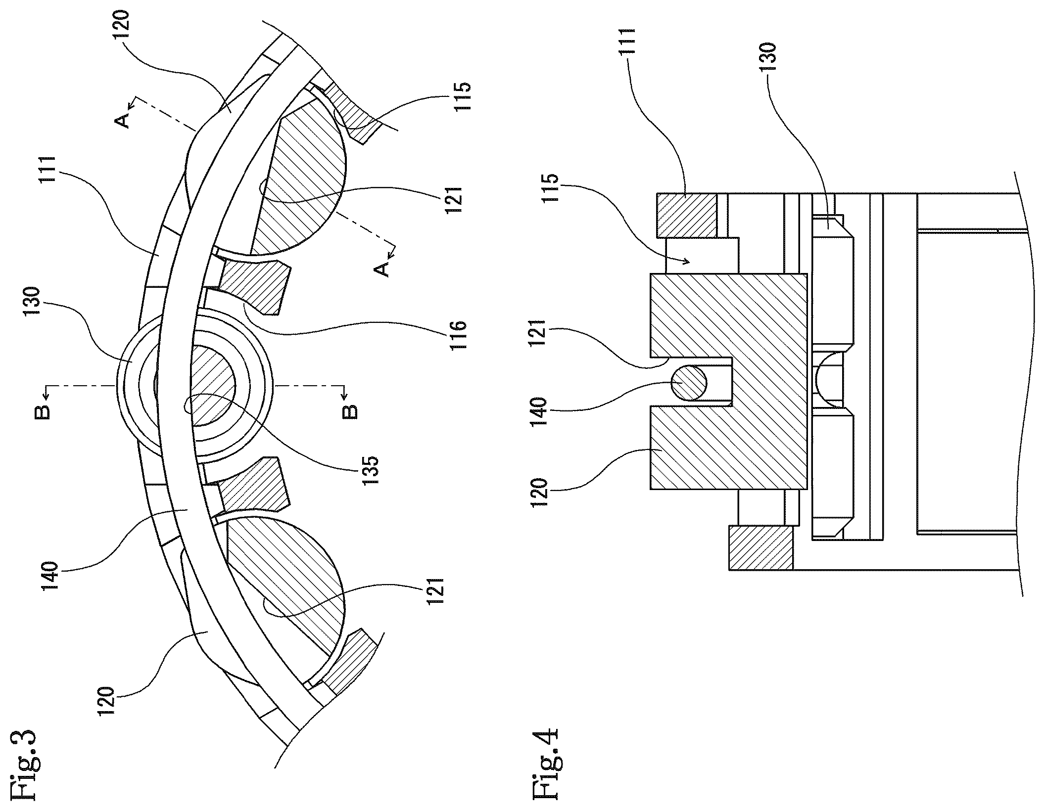 Patent US12612948 Figure 2 – Cam clutch unit