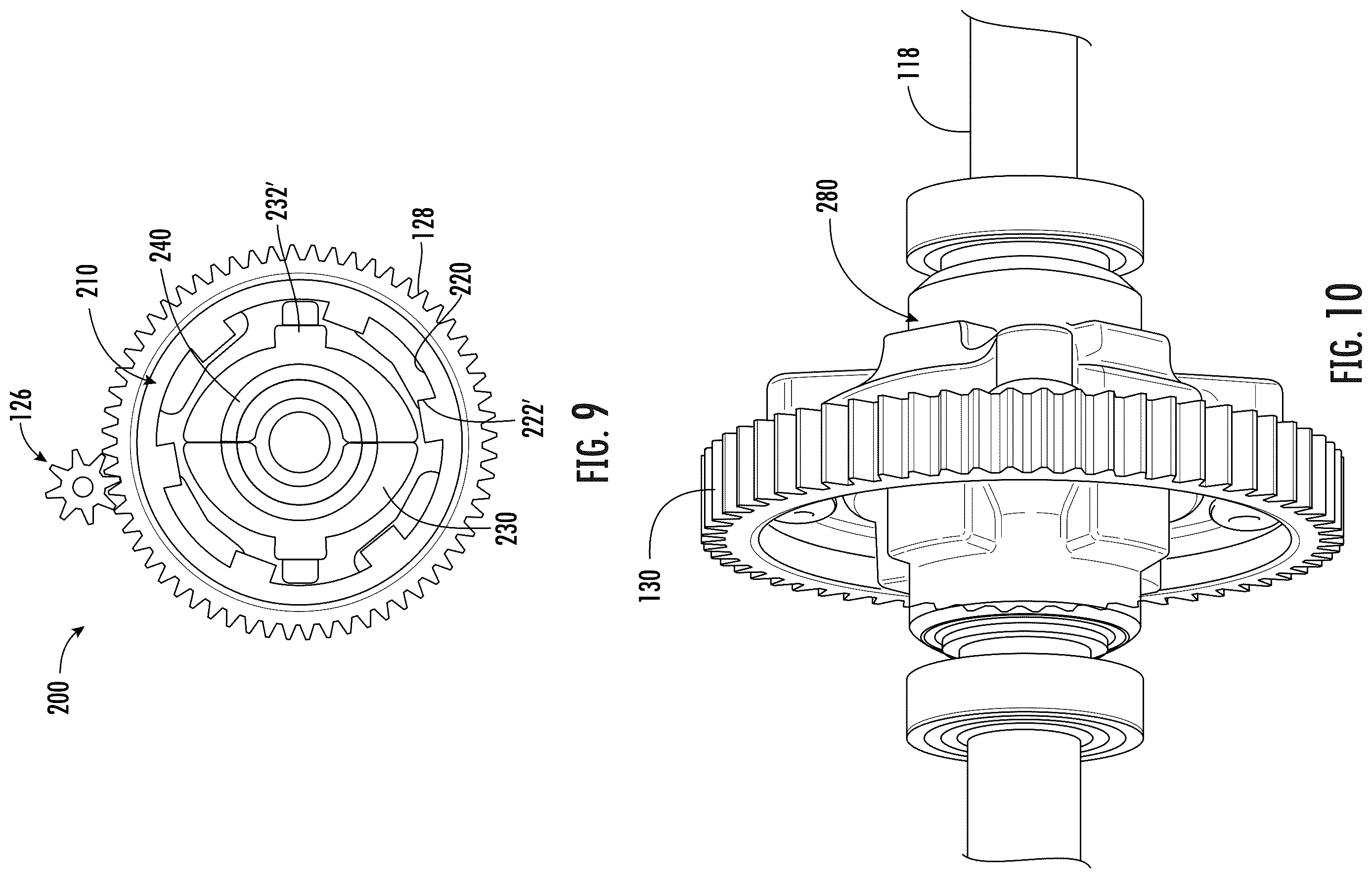 Patent US12612949 Figure 9 – Centrifugal clutch mechanisms