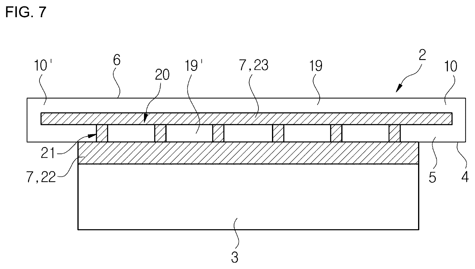 Patent US12612950 Figure 7 – Brake pad for a disk brake system and disk brake system
