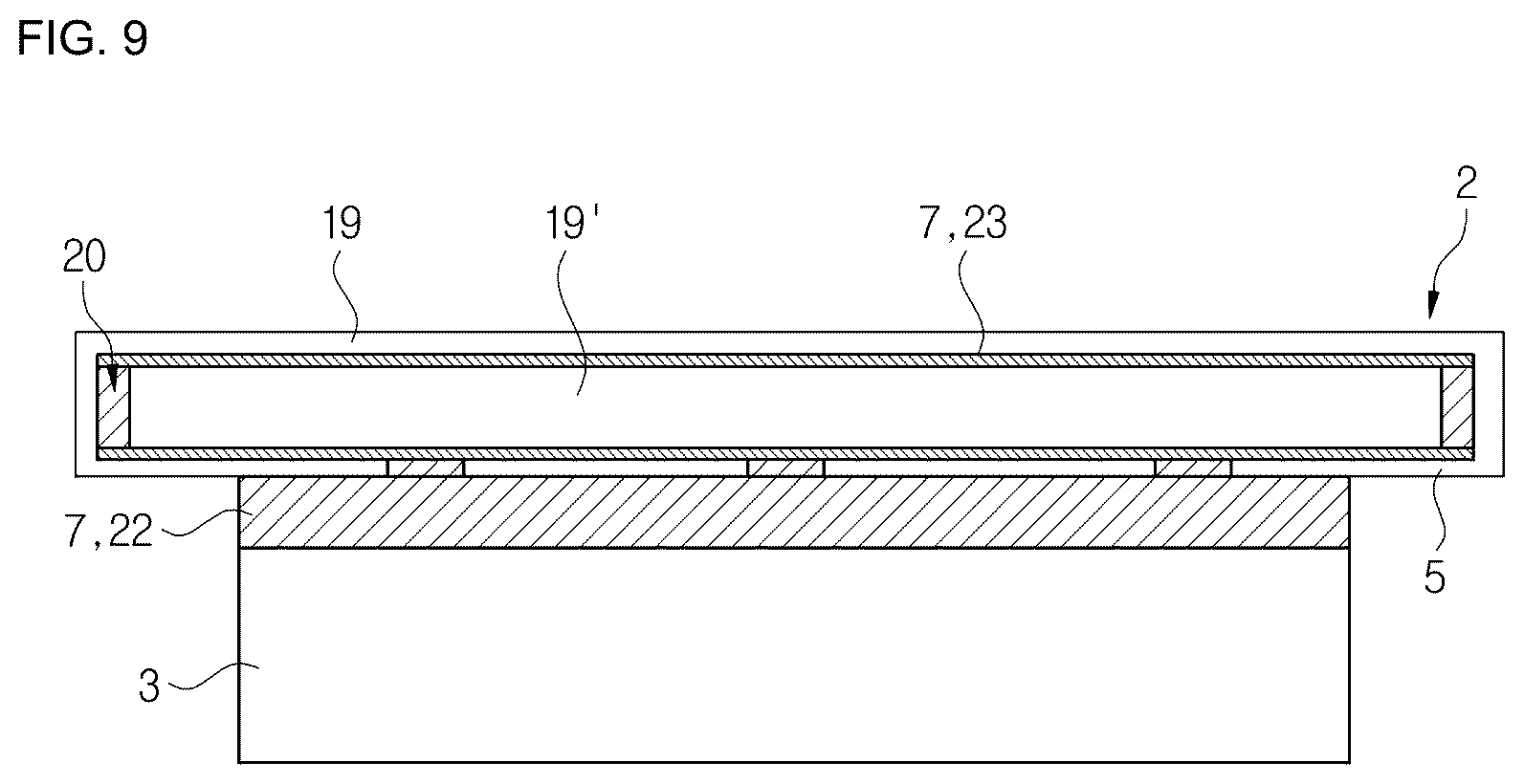 Patent US12612950 Figure 9 – Brake pad for a disk brake system and disk brake system