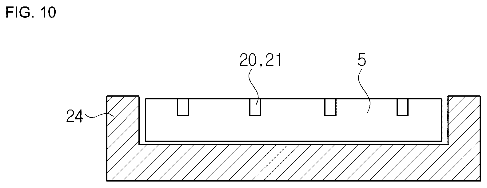 Patent US12612950 Figure 10 – Brake pad for a disk brake system and disk brake system