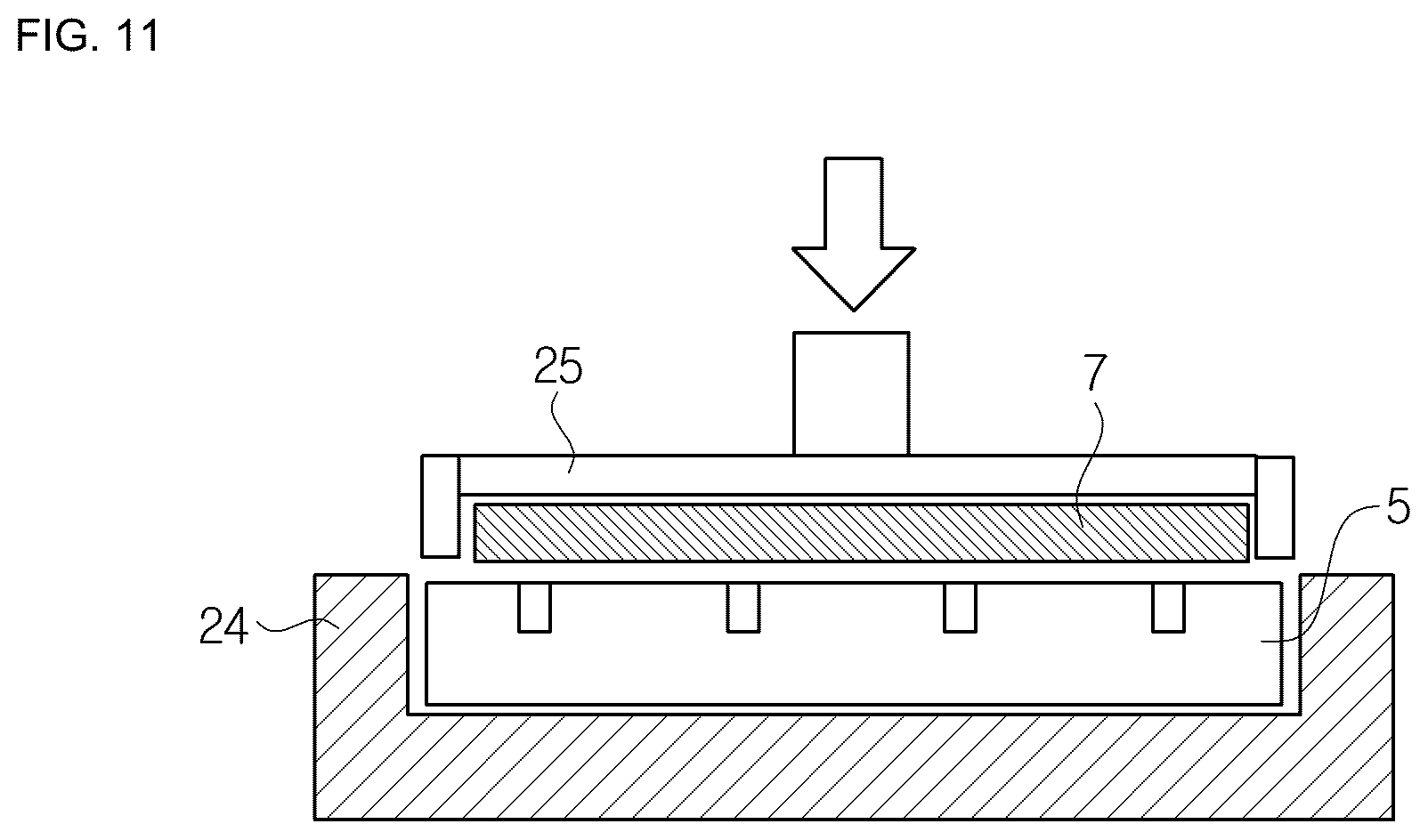 Patent US12612950 Figure 11 – Brake pad for a disk brake system and disk brake system