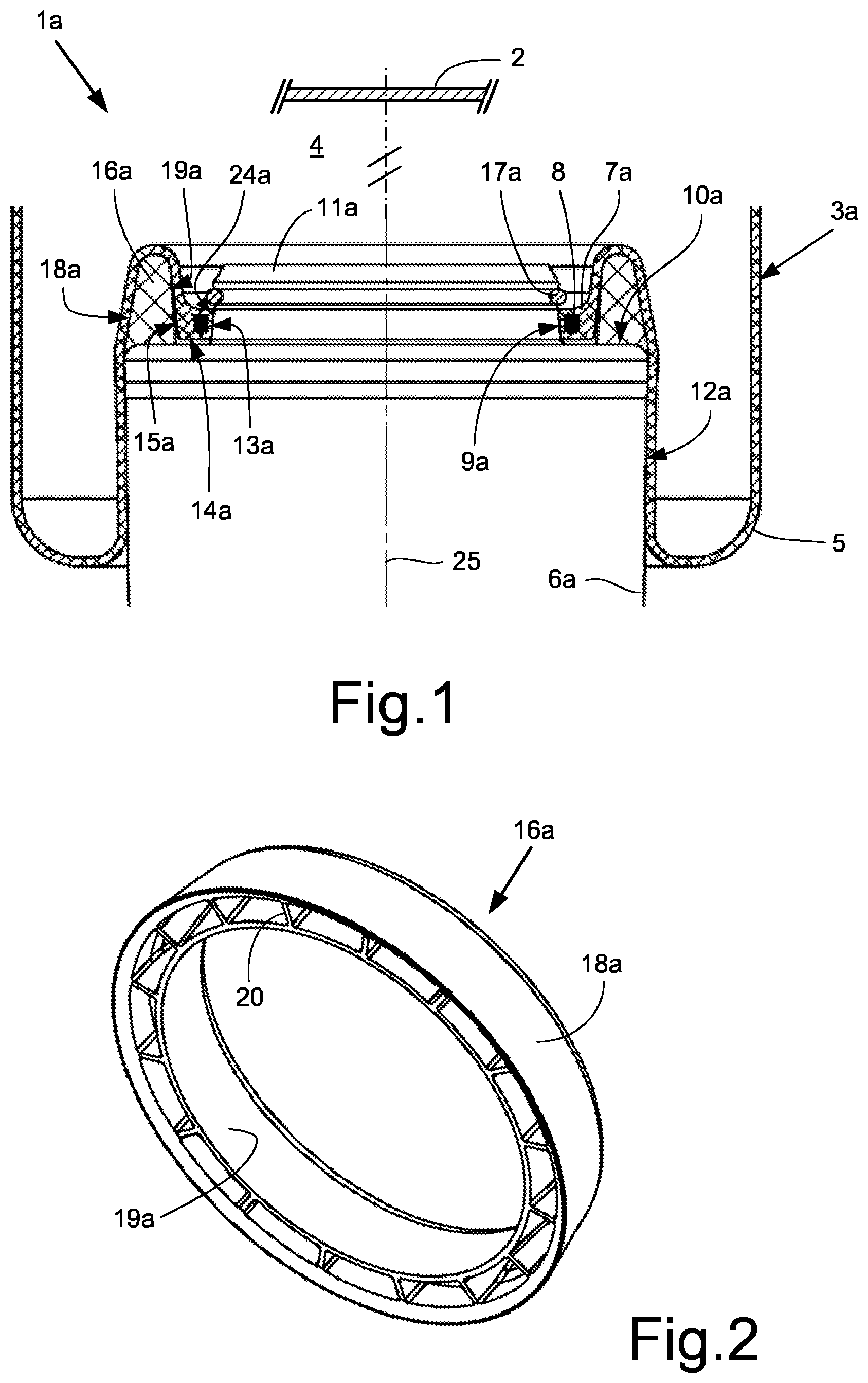 Patent US12612952 Figure 1 – Air spring
