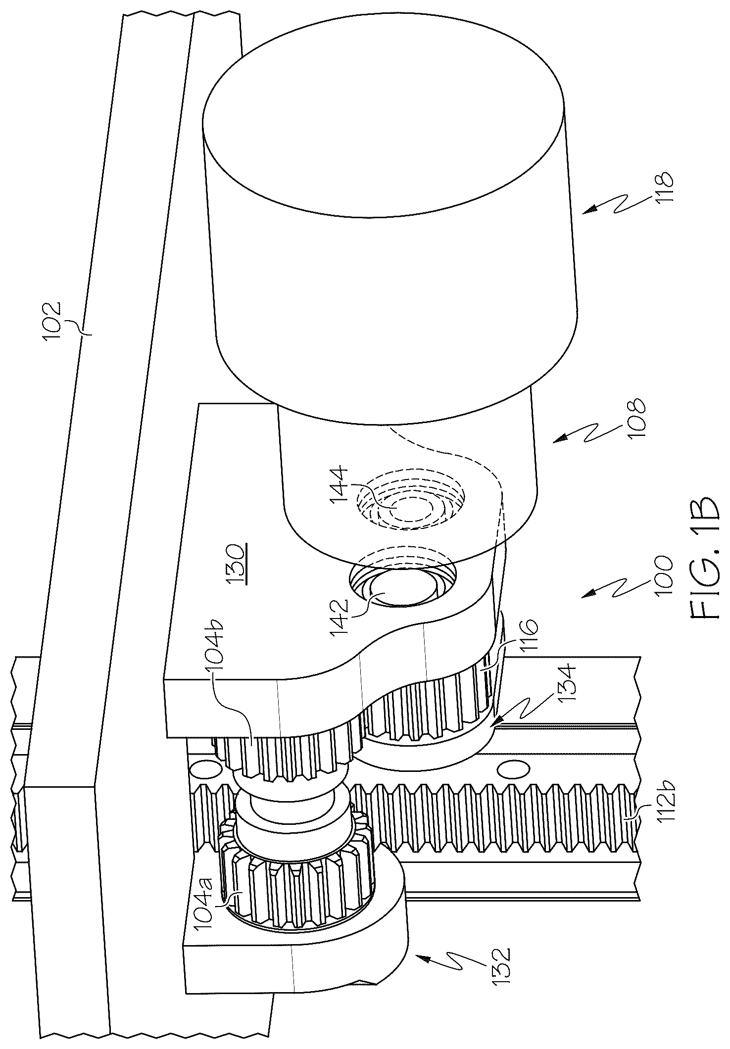 Patent US12612958 Figure 2 – Linear actuator assembly