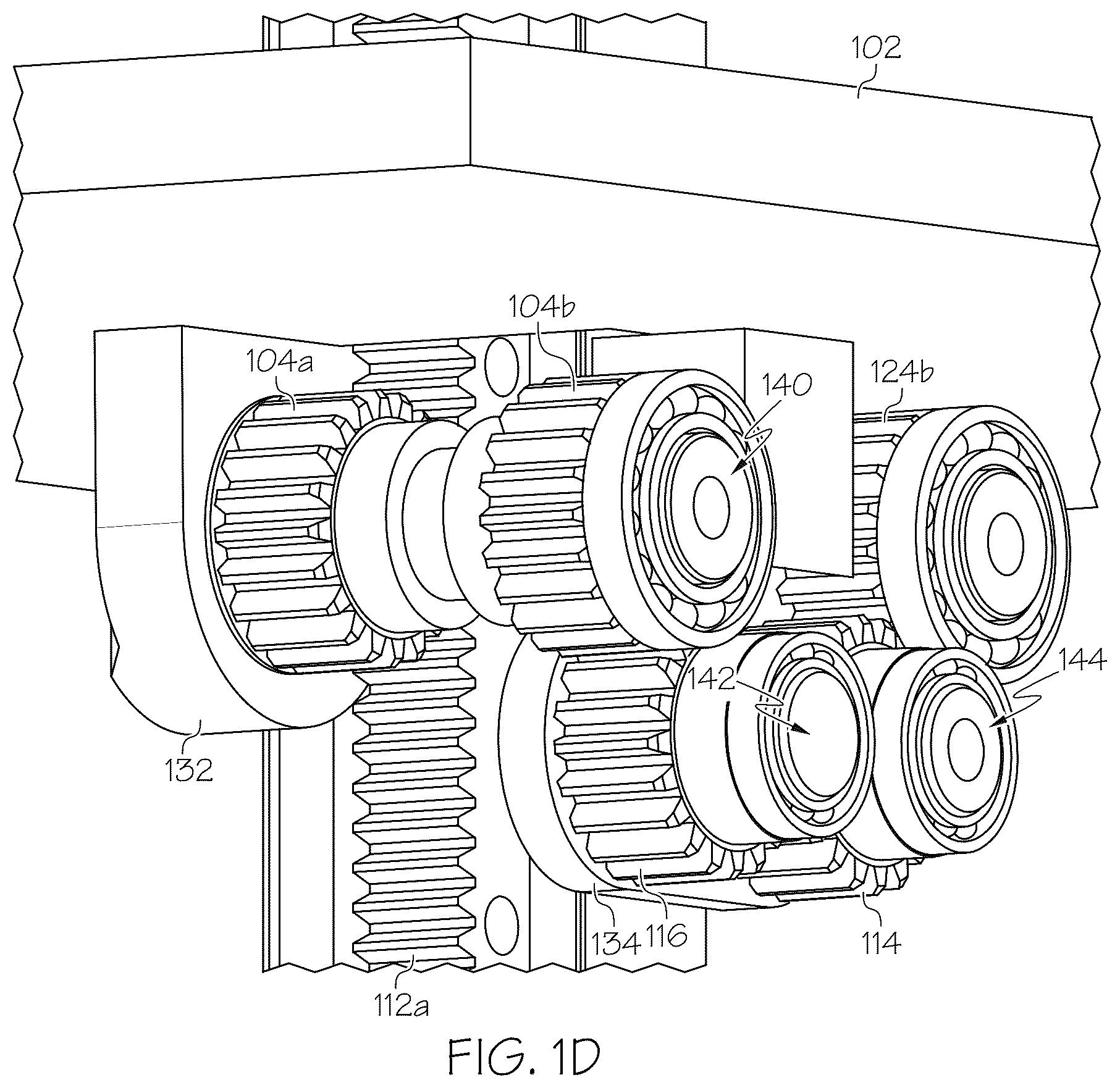 Patent US12612958 Figure 4 – Linear actuator assembly