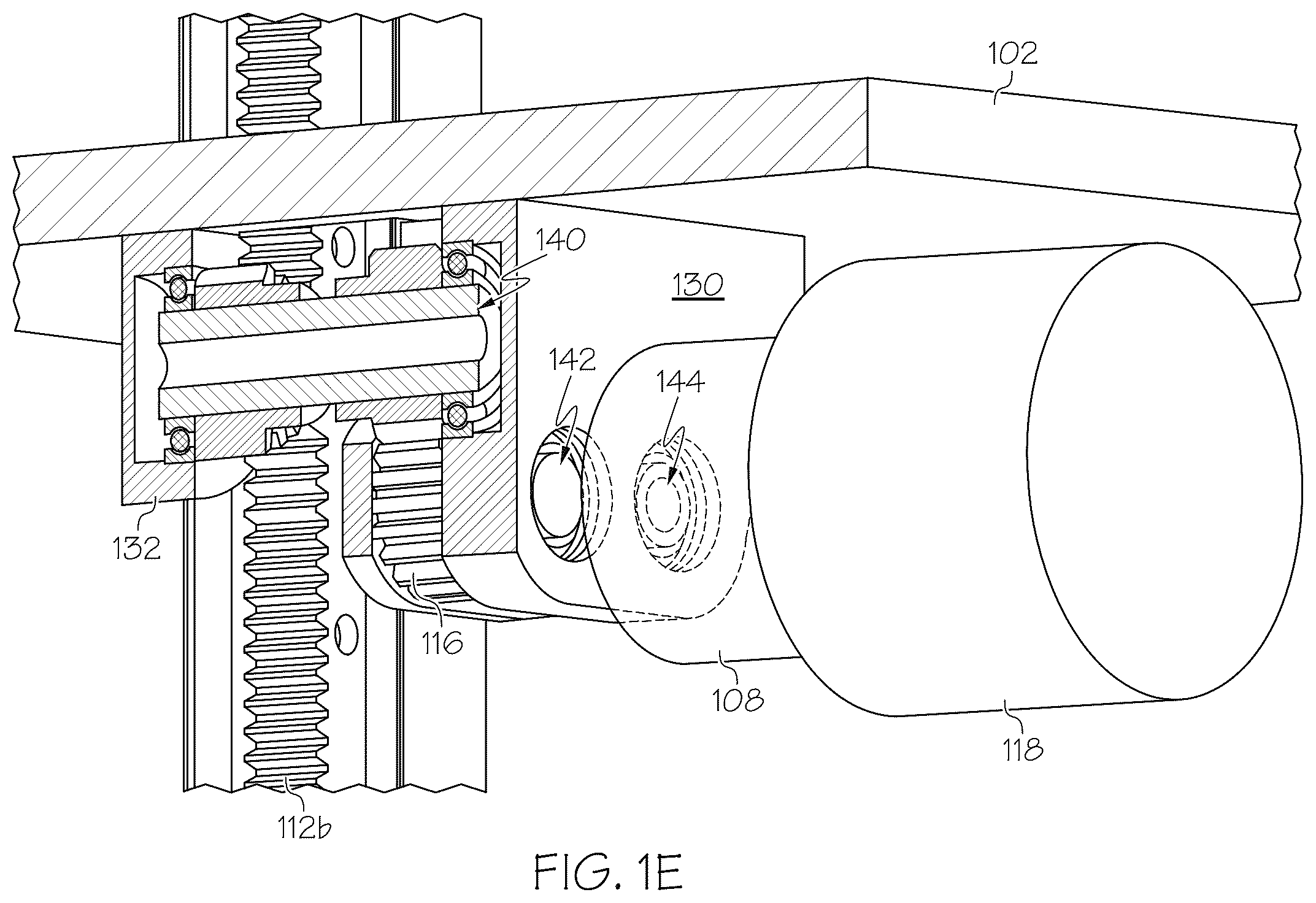 Patent US12612958 Figure 5 – Linear actuator assembly