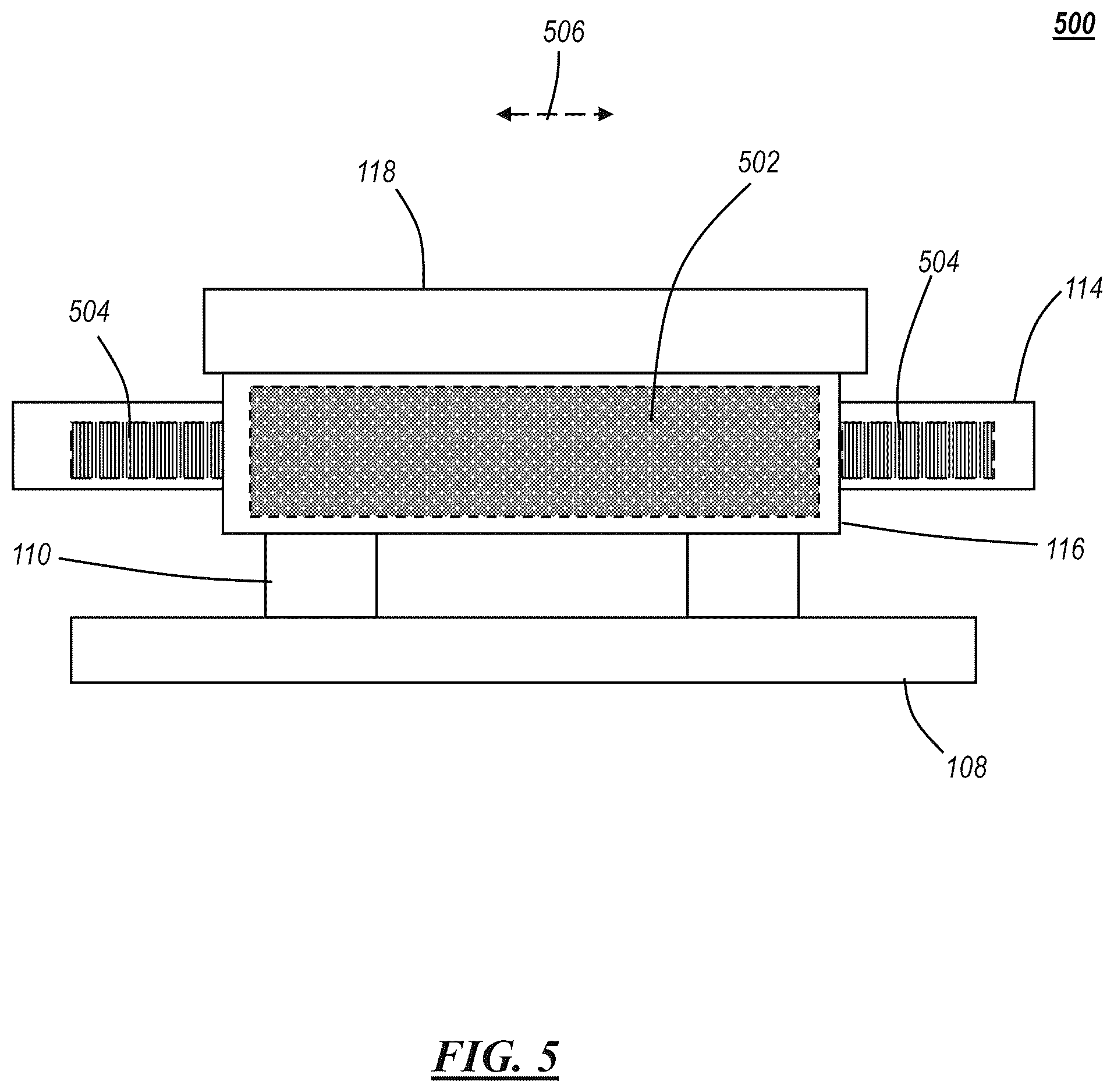 Patent US12612959 Figure 5 – Apparatus for converting rotational motion to linear motion