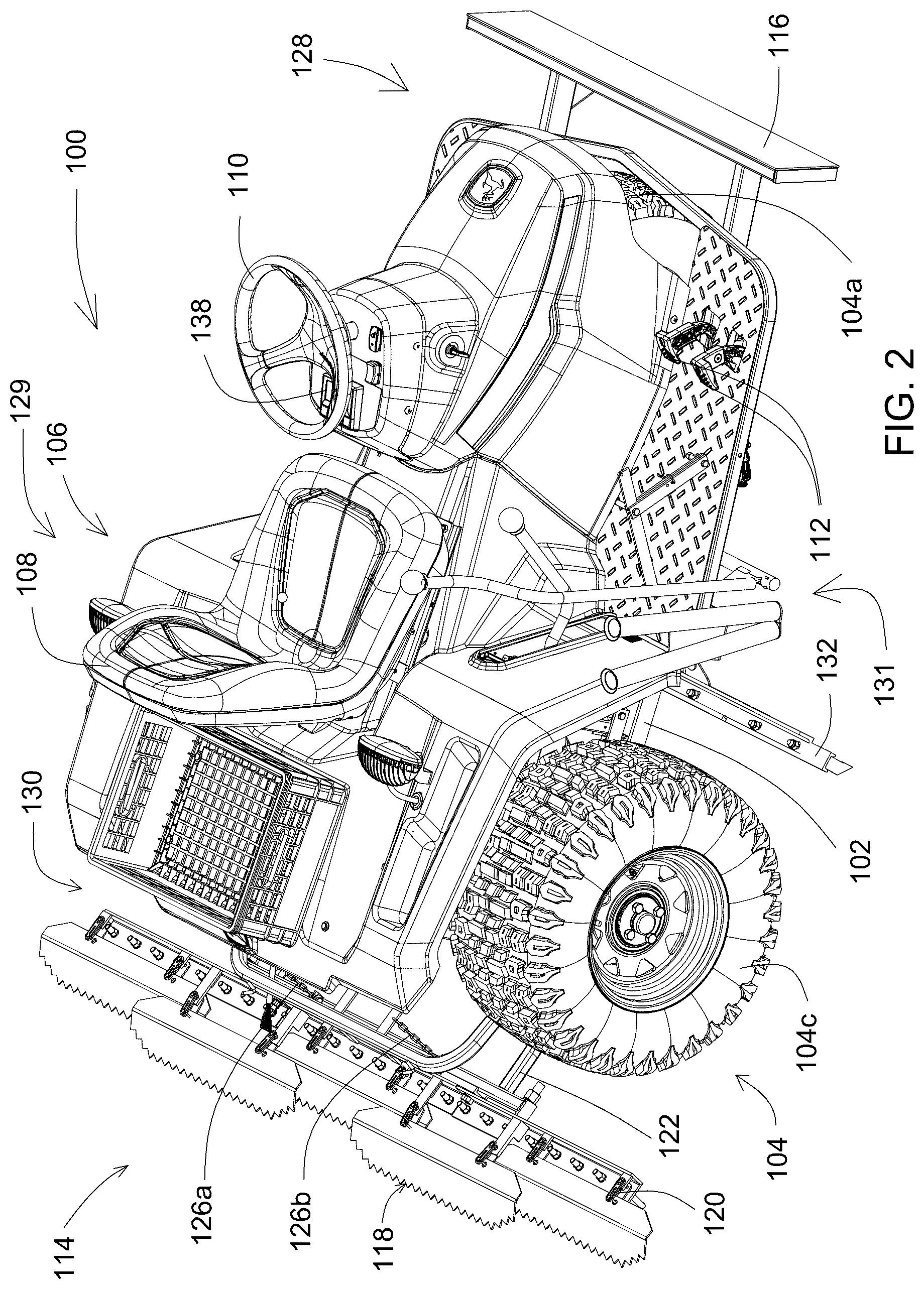 Patent US12612962 Figure 2 – Differential lock for independent wheel motors