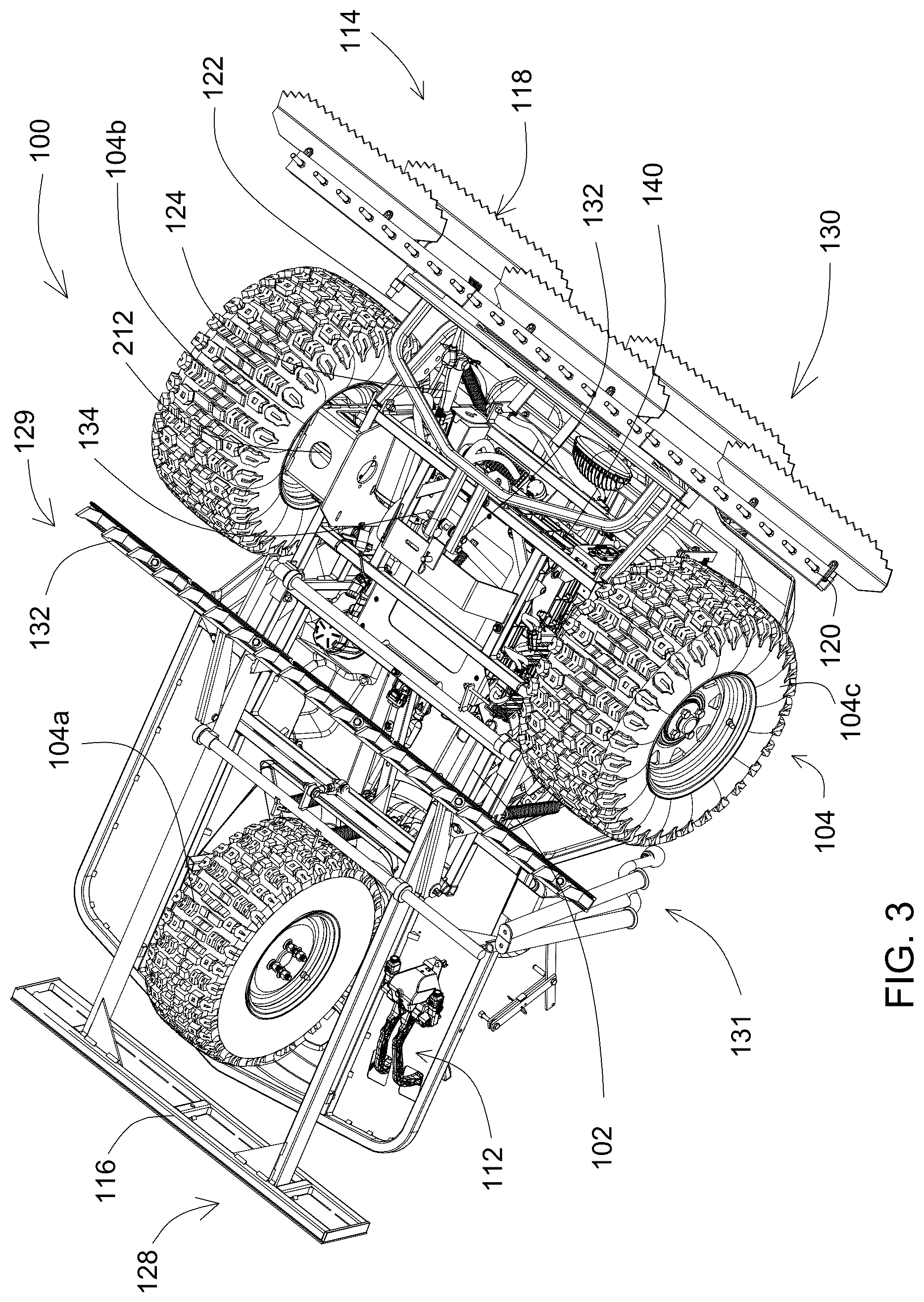 Patent US12612962 Figure 3 – Differential lock for independent wheel motors
