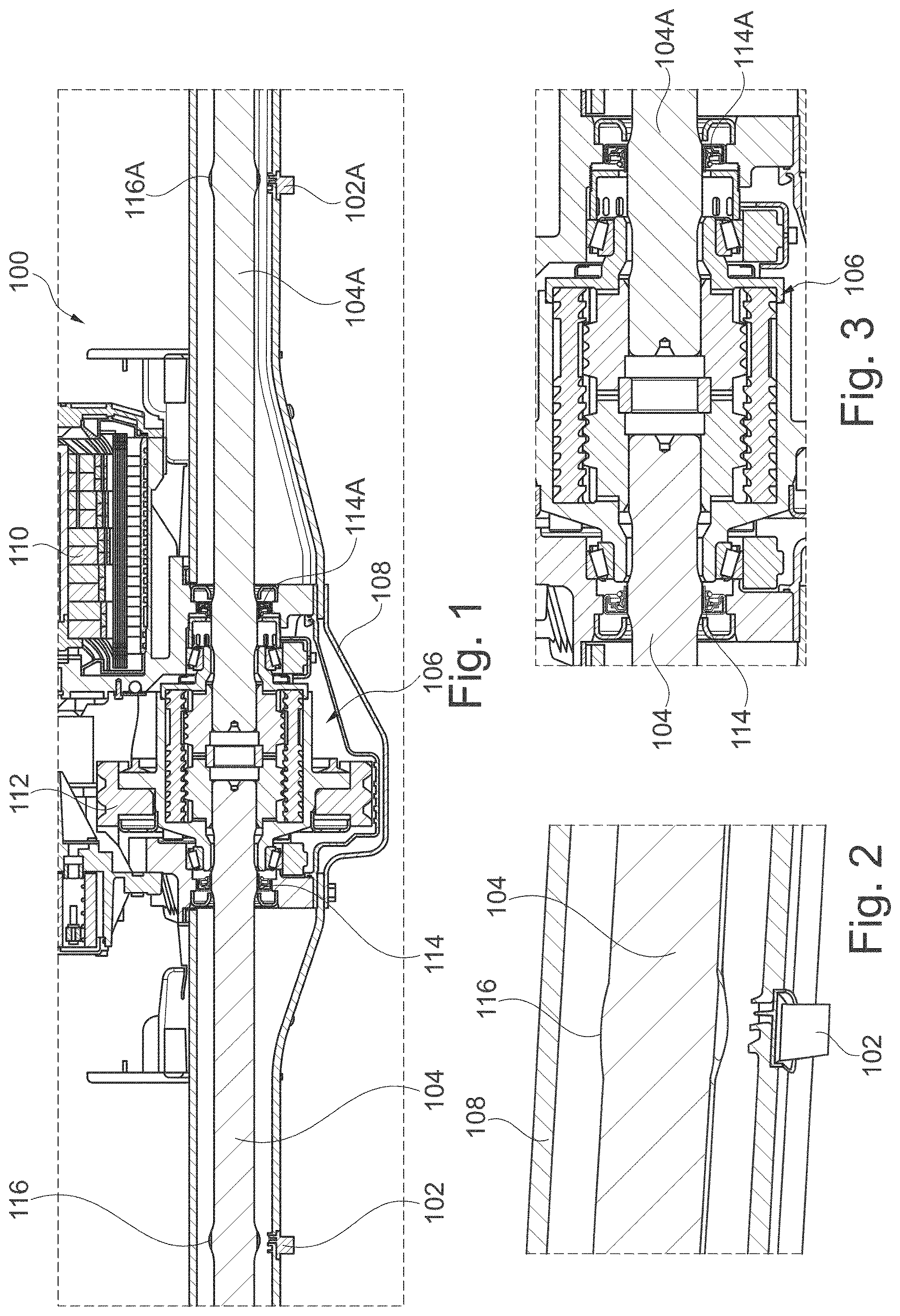 Patent US12612963 — Extended differential output gear — Figure 1