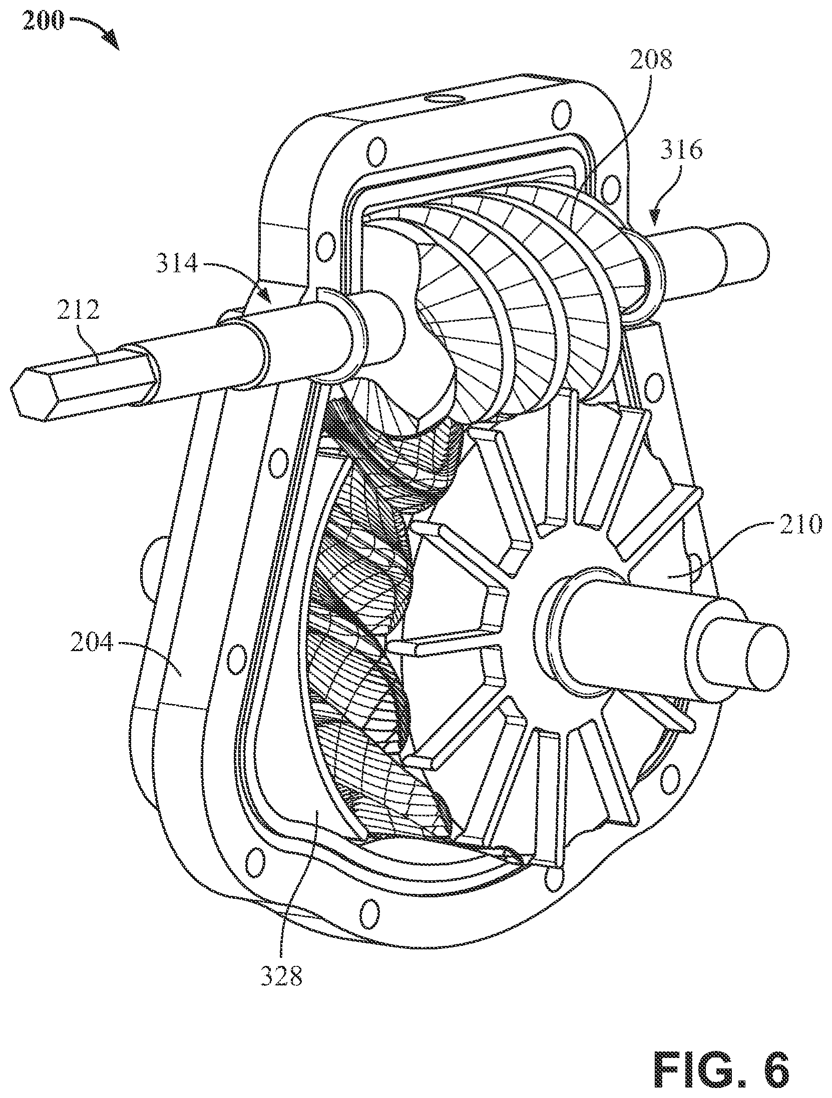 Patent US12612965 Figure 6 – Methods and apparatus to passively lubricate a worm gear assembly