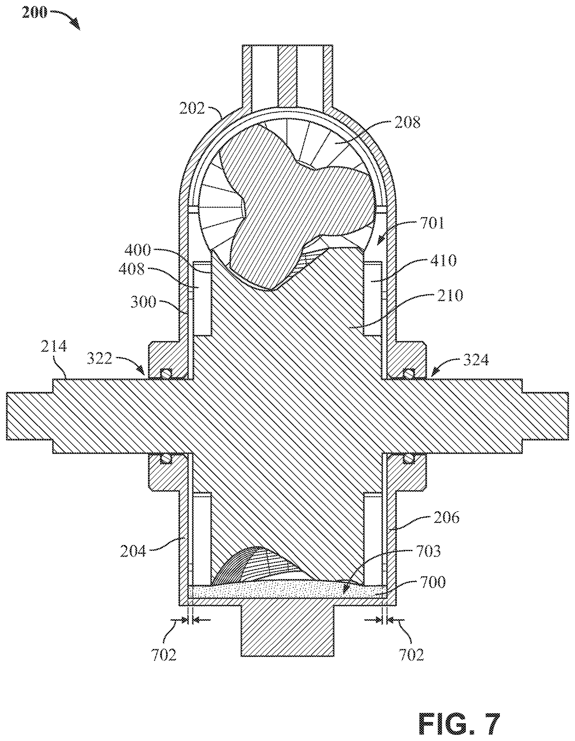 Patent US12612965 Figure 7 – Methods and apparatus to passively lubricate a worm gear assembly