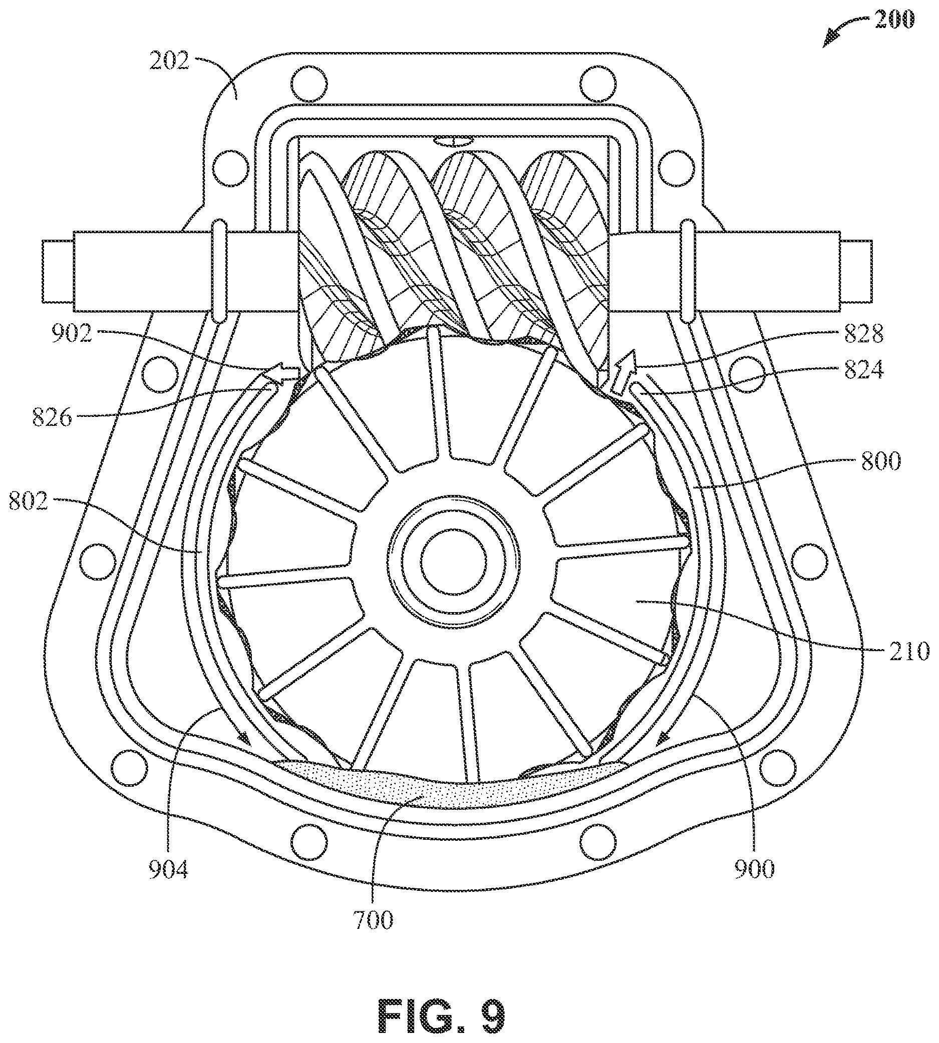 Patent US12612965 Figure 10 – Methods and apparatus to passively lubricate a worm gear assembly