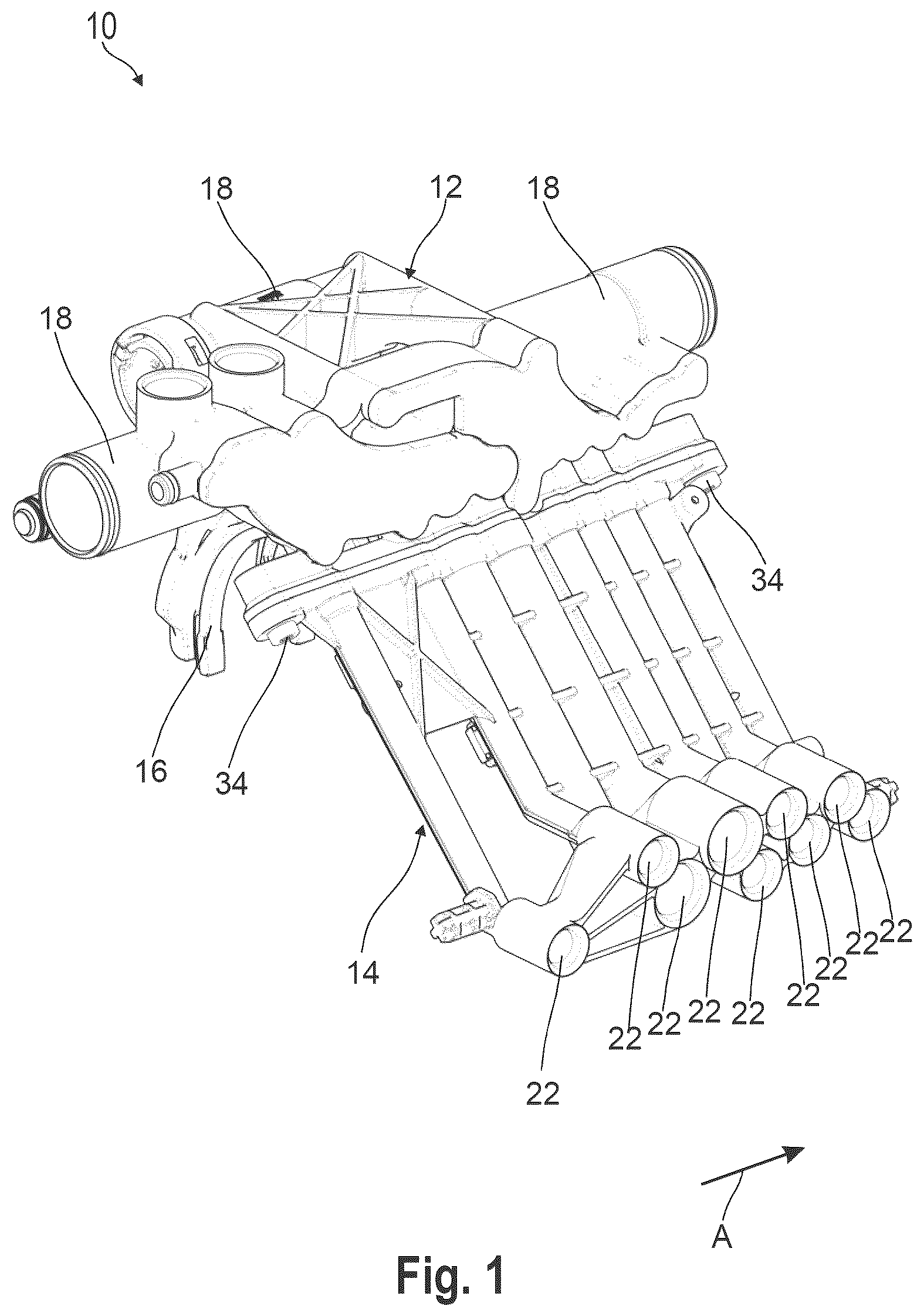 Patent US12612966 Figure 1 – Gear-change selector module