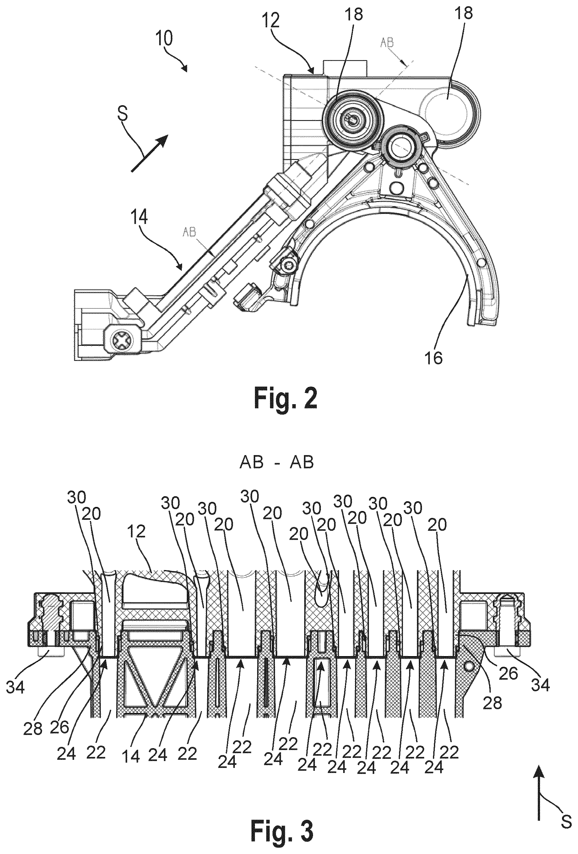 Patent US12612966 Figure 2 – Gear-change selector module