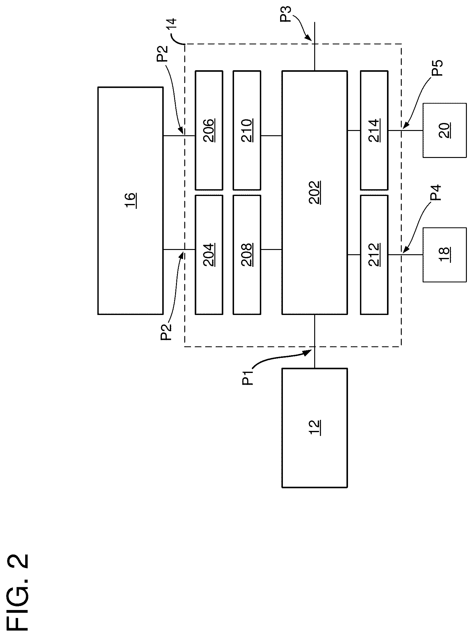 Patent US12612967 Figure 2 – System and method for clutch heating control