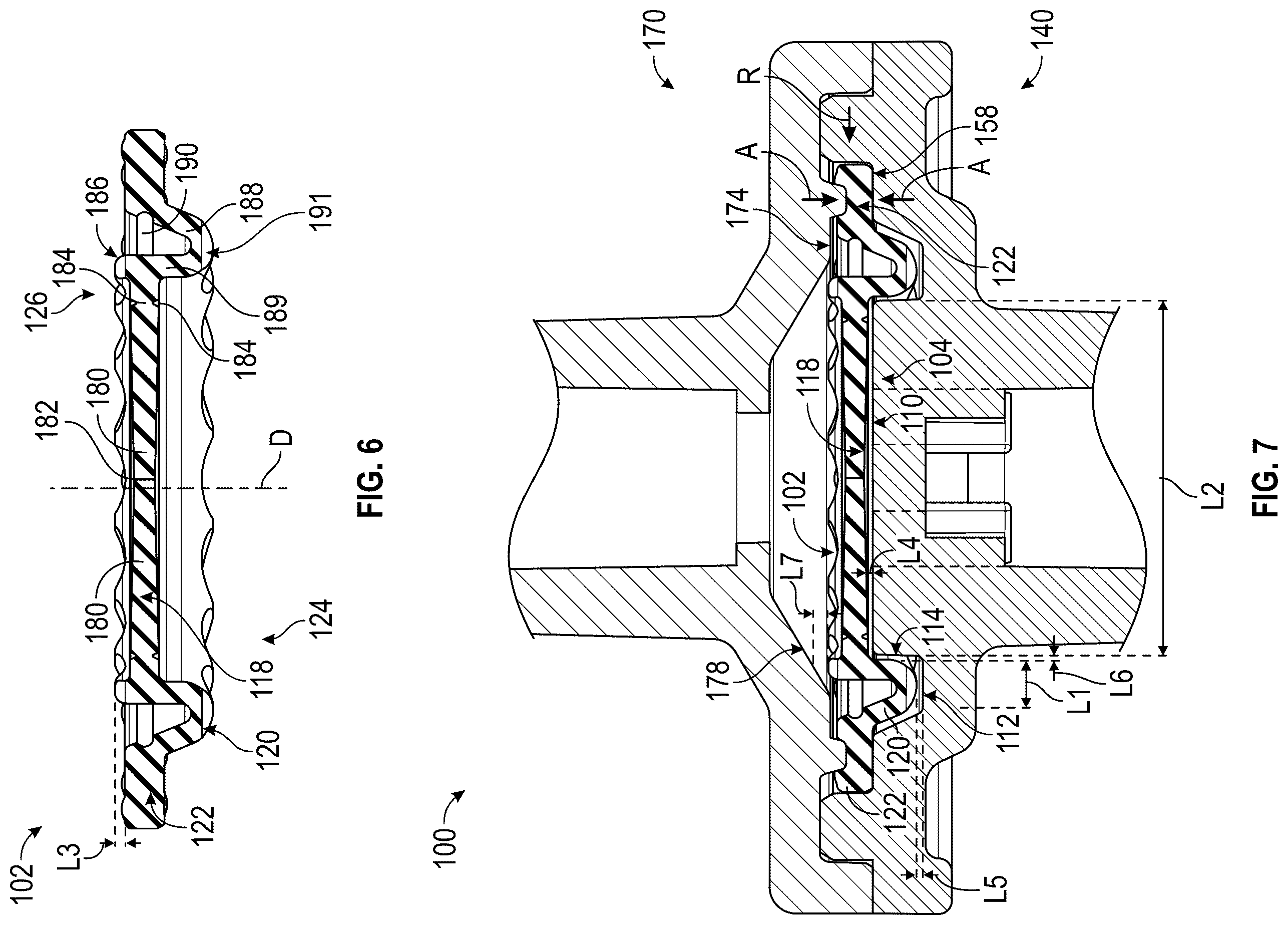Patent US12612973 Figure 5 – Diaphragm check valve